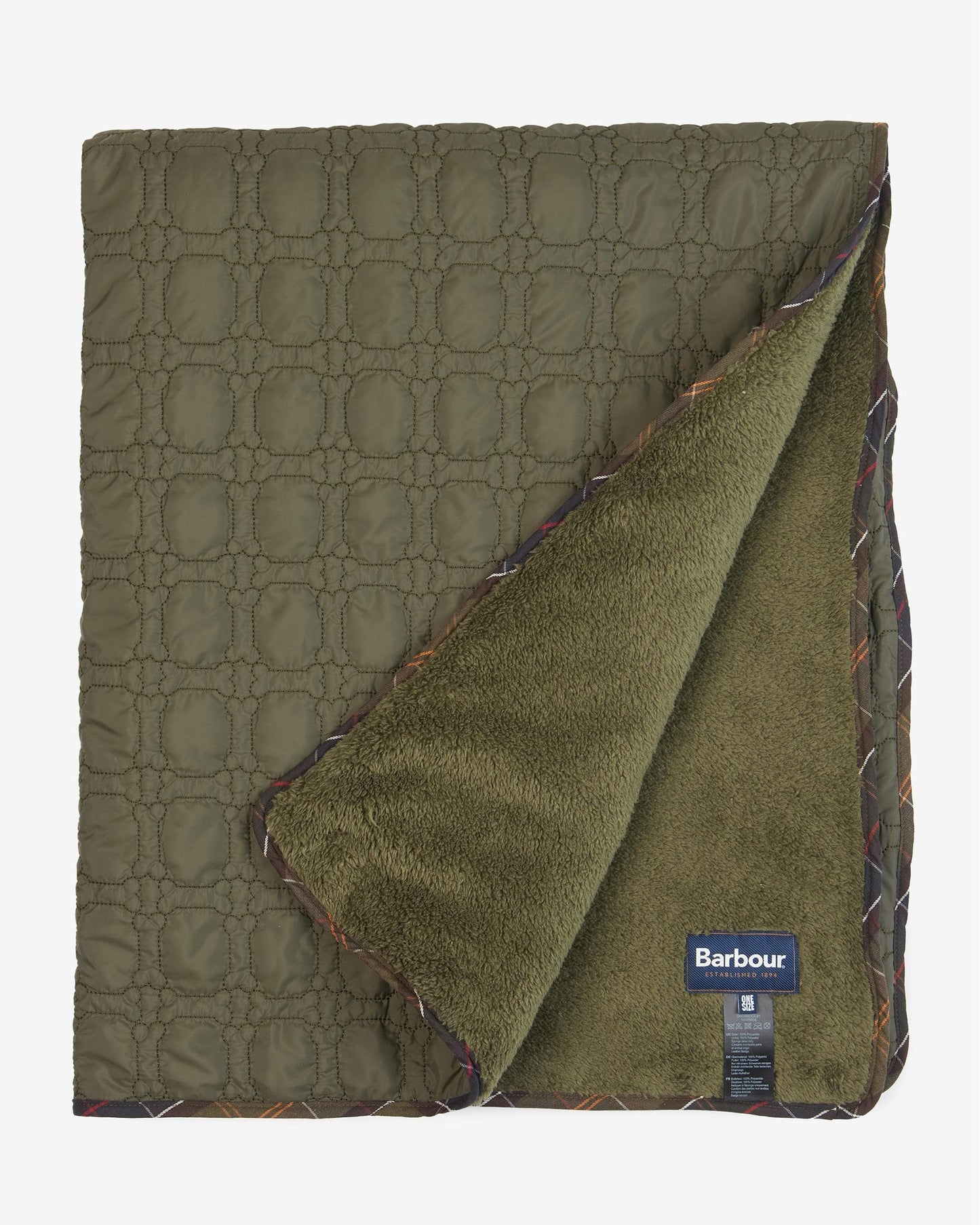 Barbour Dog Bone Quilted Blanket