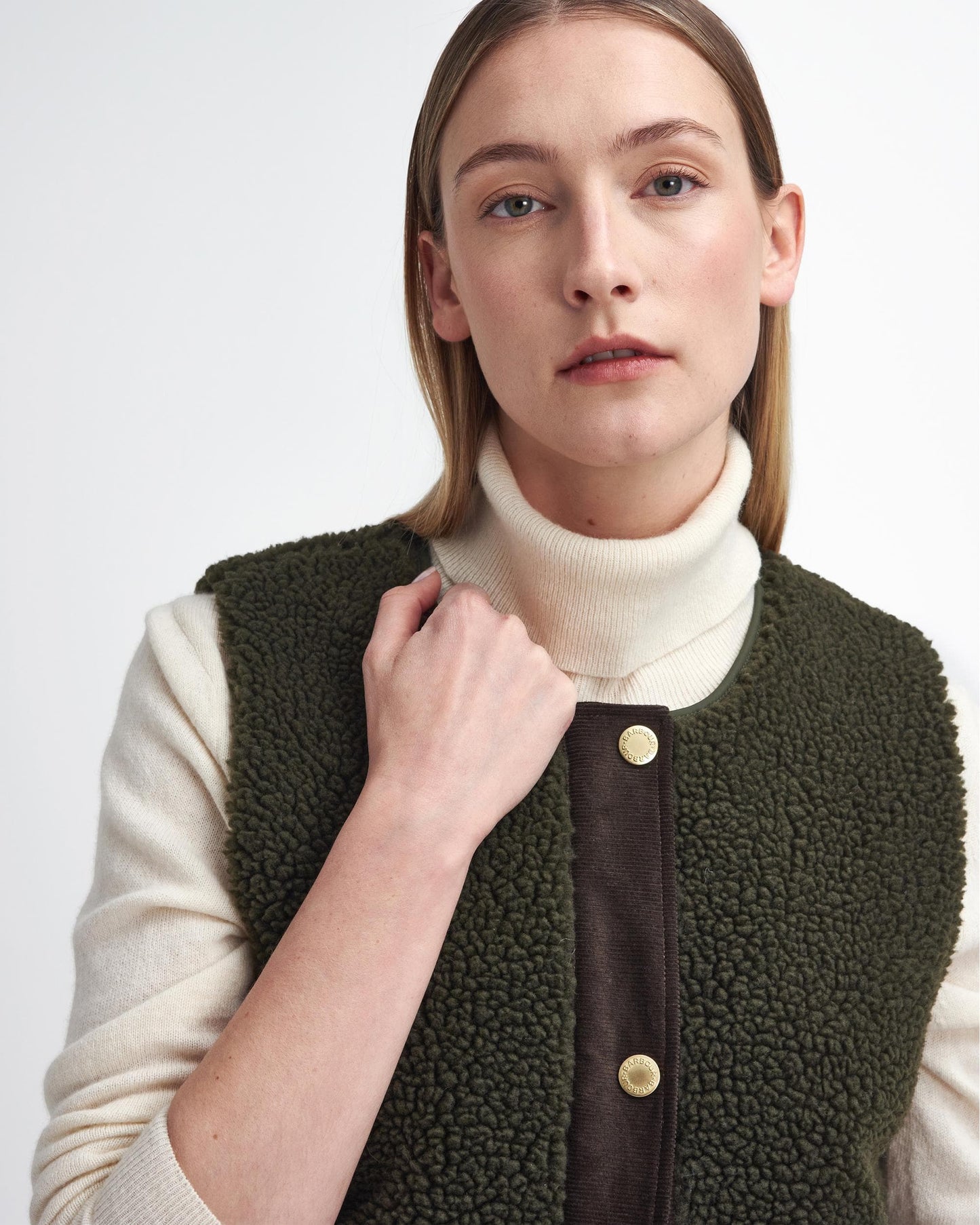 Barbour Dulsie Womens Liner - Olive/Ancient