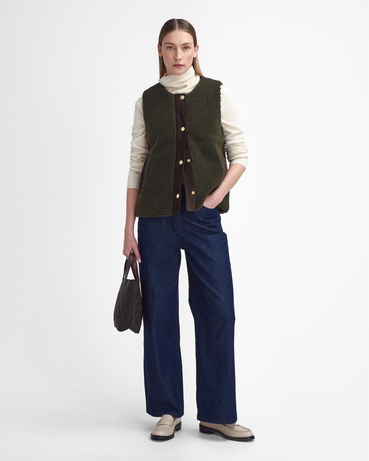 Barbour Dulsie Womens Liner - Olive/Ancient