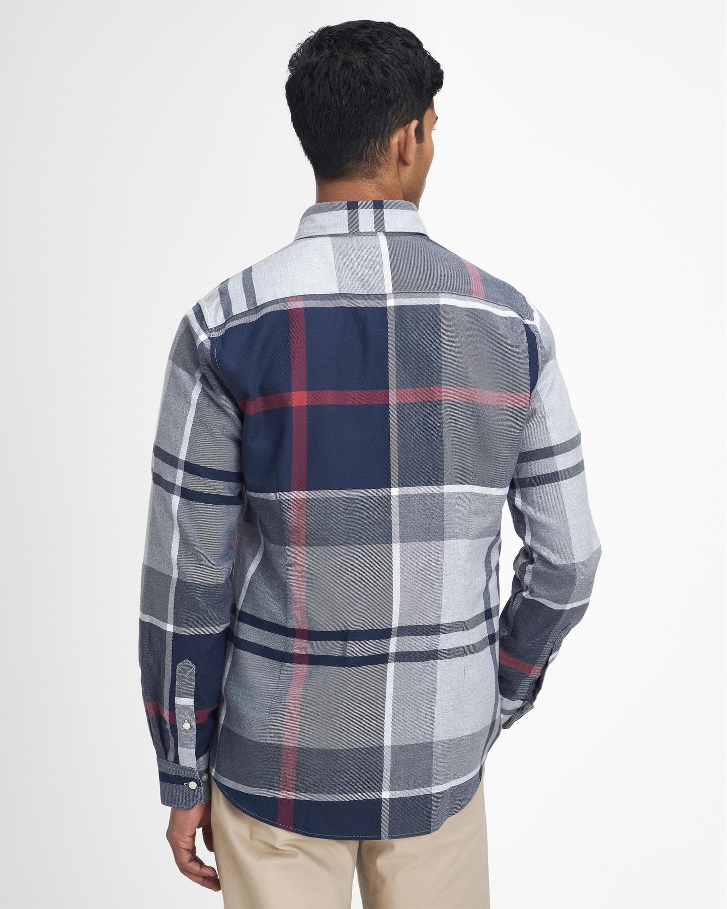 Barbour Dunoon Tailored Mens Shirt - Blue Granite