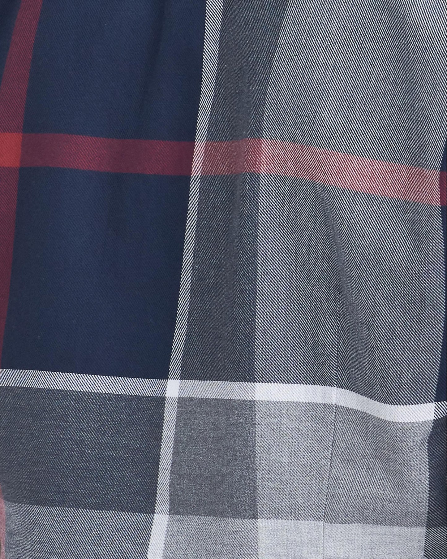 Barbour Dunoon Tailored Mens Shirt - Blue Granite