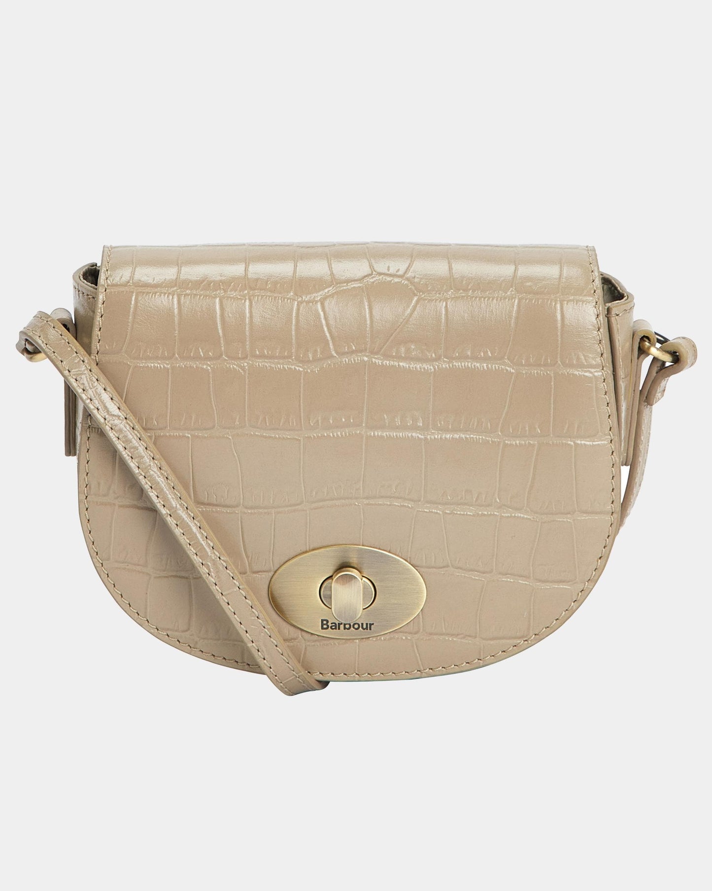 Barbour Eilein Womens Leather Saddle Bag