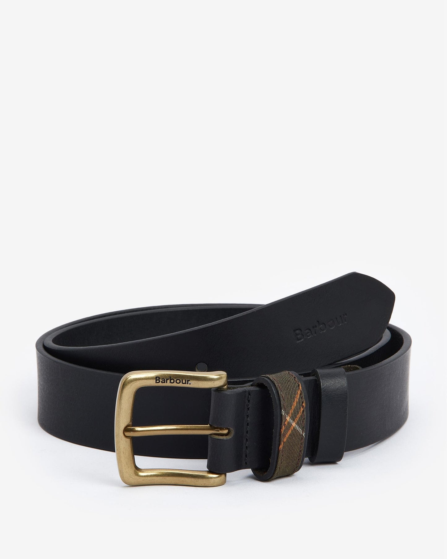 Barbour Esk Mens Leather Belt - Black