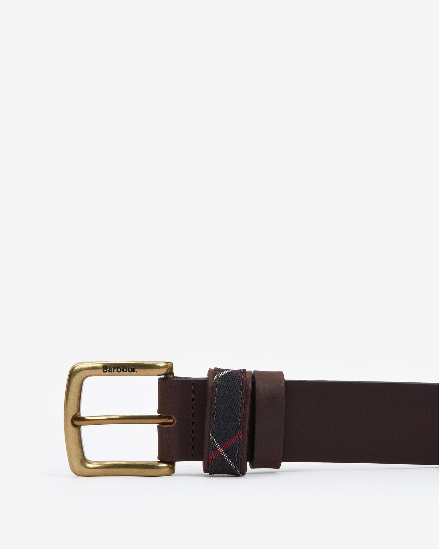 Barbour Esk Mens Leather Belt - Brown