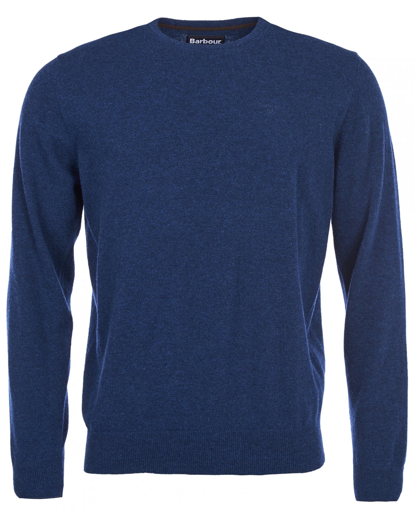 Barbour Essential Crew Neck Mens Jumper - Deep Blue