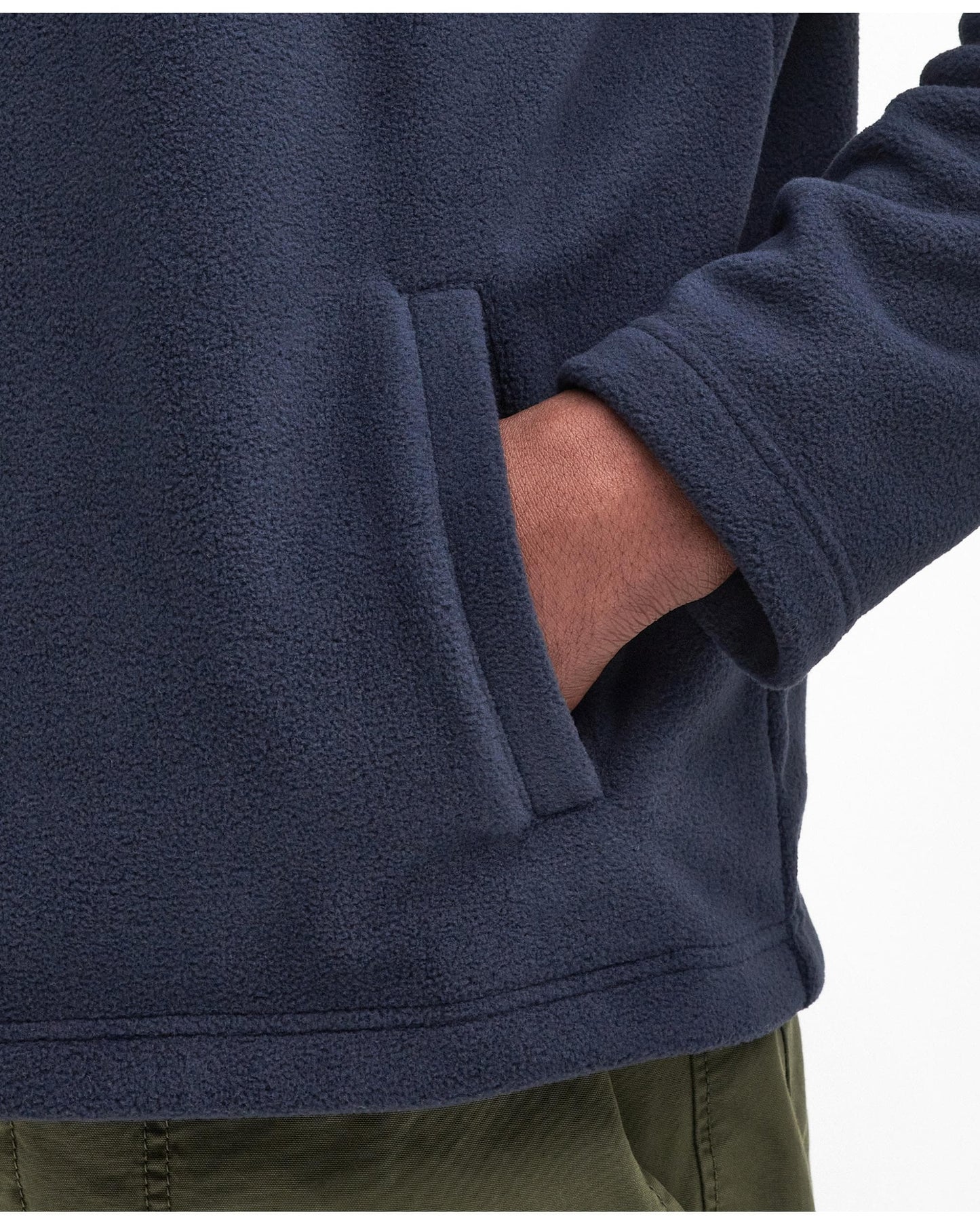 Barbour Essentials Mens Half Zip Fleece - Navy