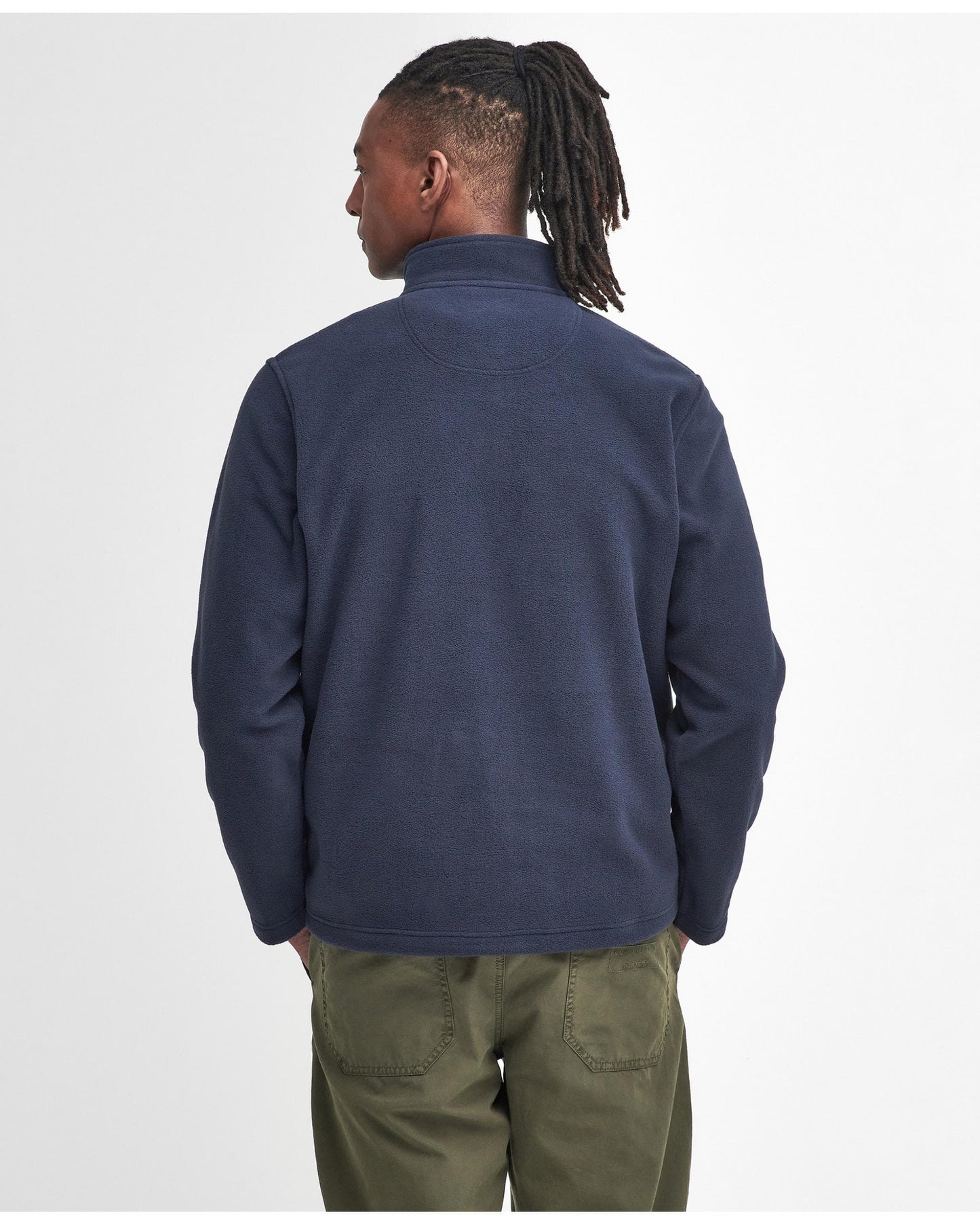 Barbour Essentials Mens Half Zip Fleece - Navy