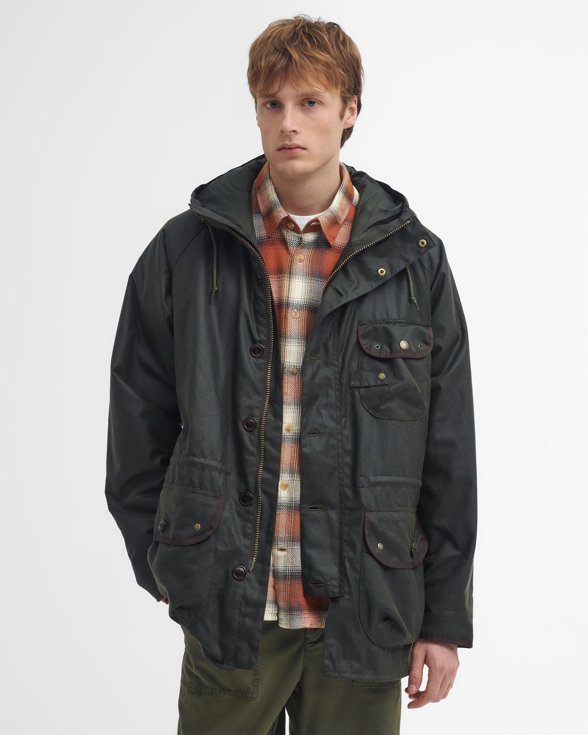 Barbour Barbour Field Mens Wax Parka