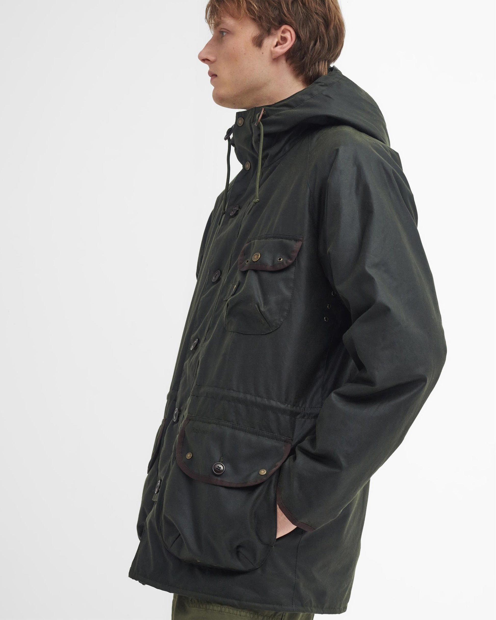 Barbour Barbour Field Mens Wax Parka