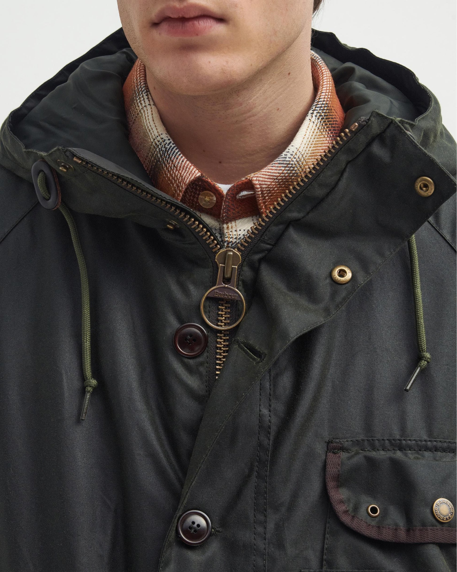 Barbour Barbour Field Mens Wax Parka