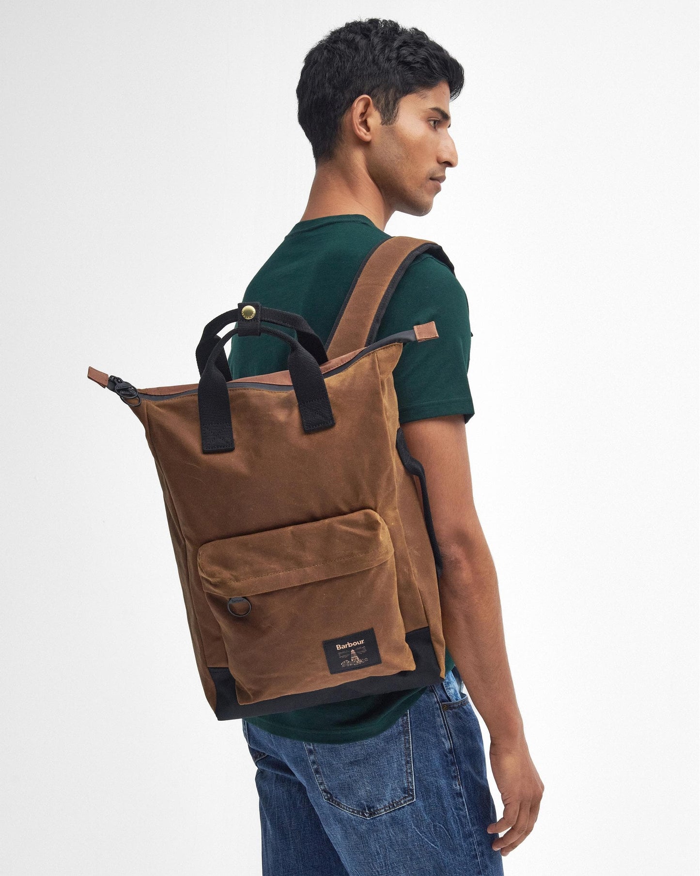 Barbour Field Unisex Wax Backpack