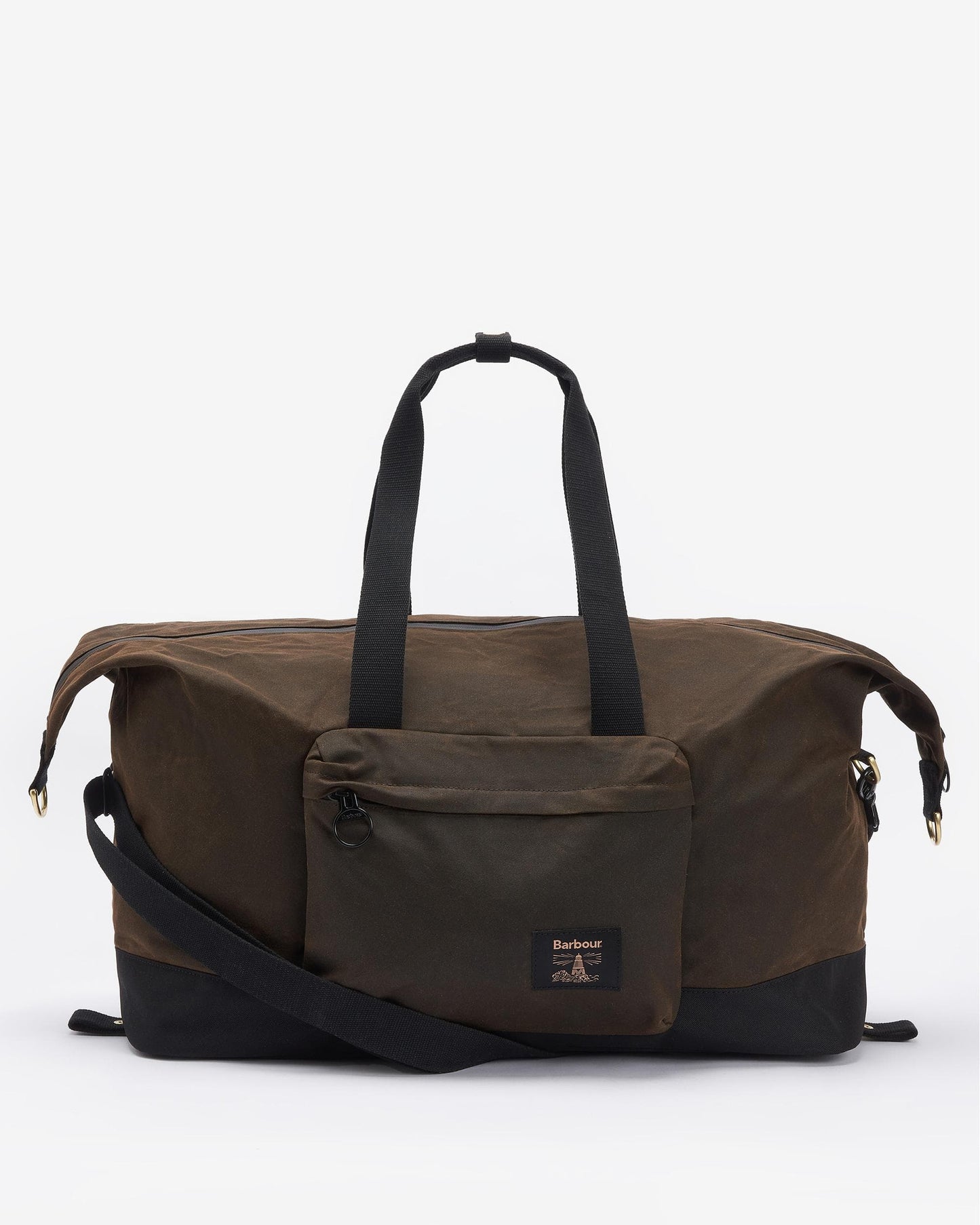 Barbour Field Unisex Wax Holdall - Olive/Black