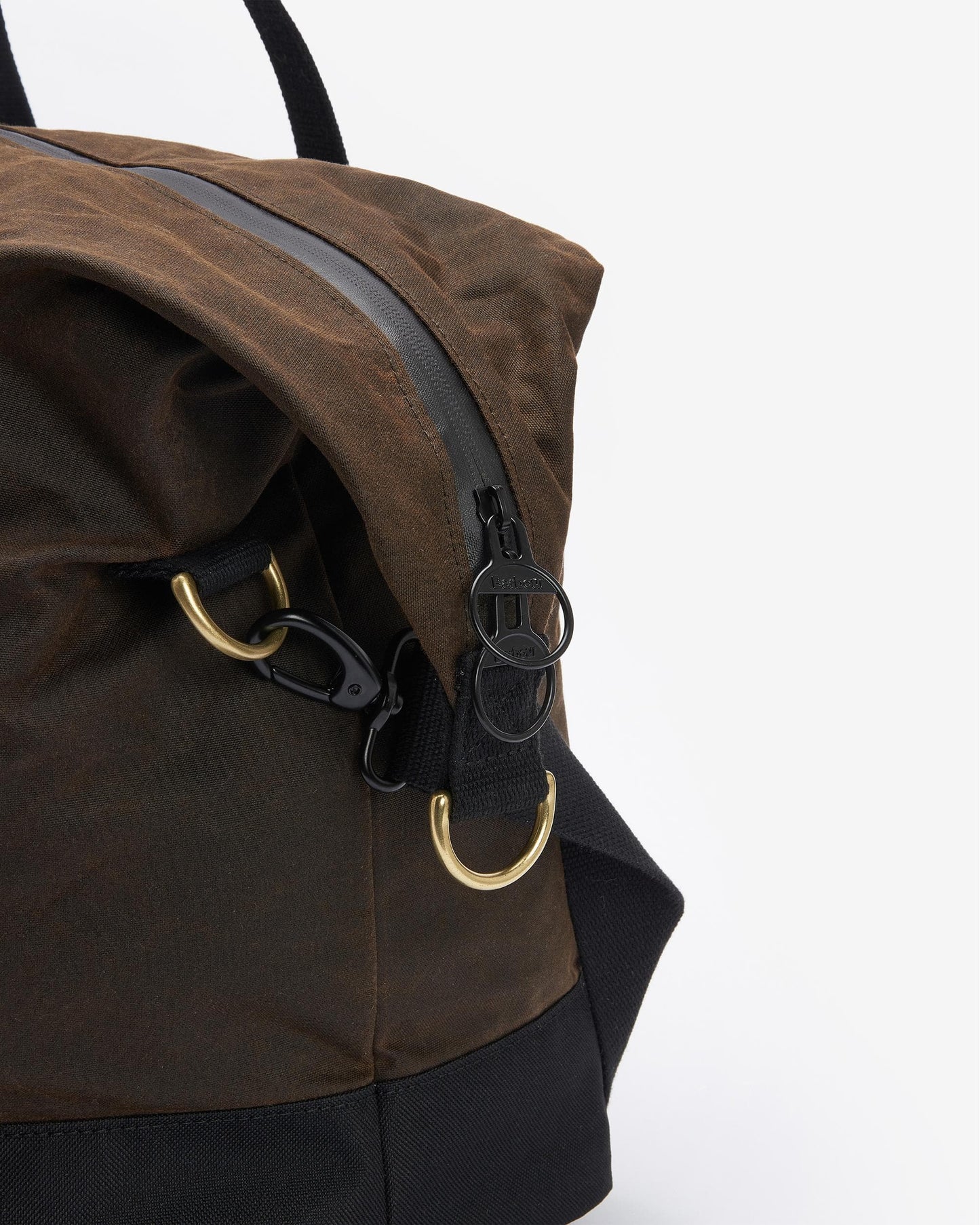 Barbour Field Unisex Wax Holdall - Olive/Black