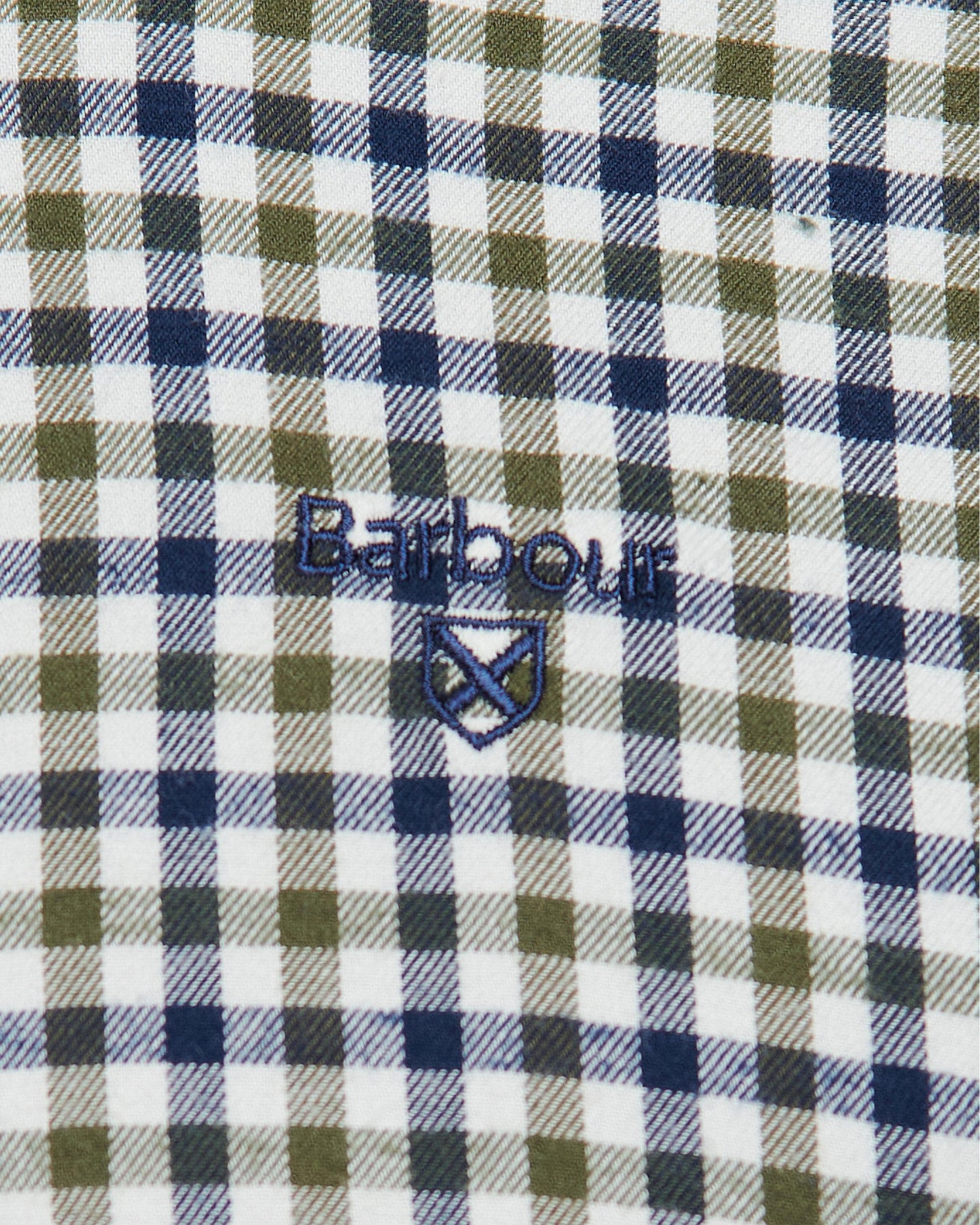 Barbour Finkle Mens Long Sleeve Tailored Fit Shirt - Olive