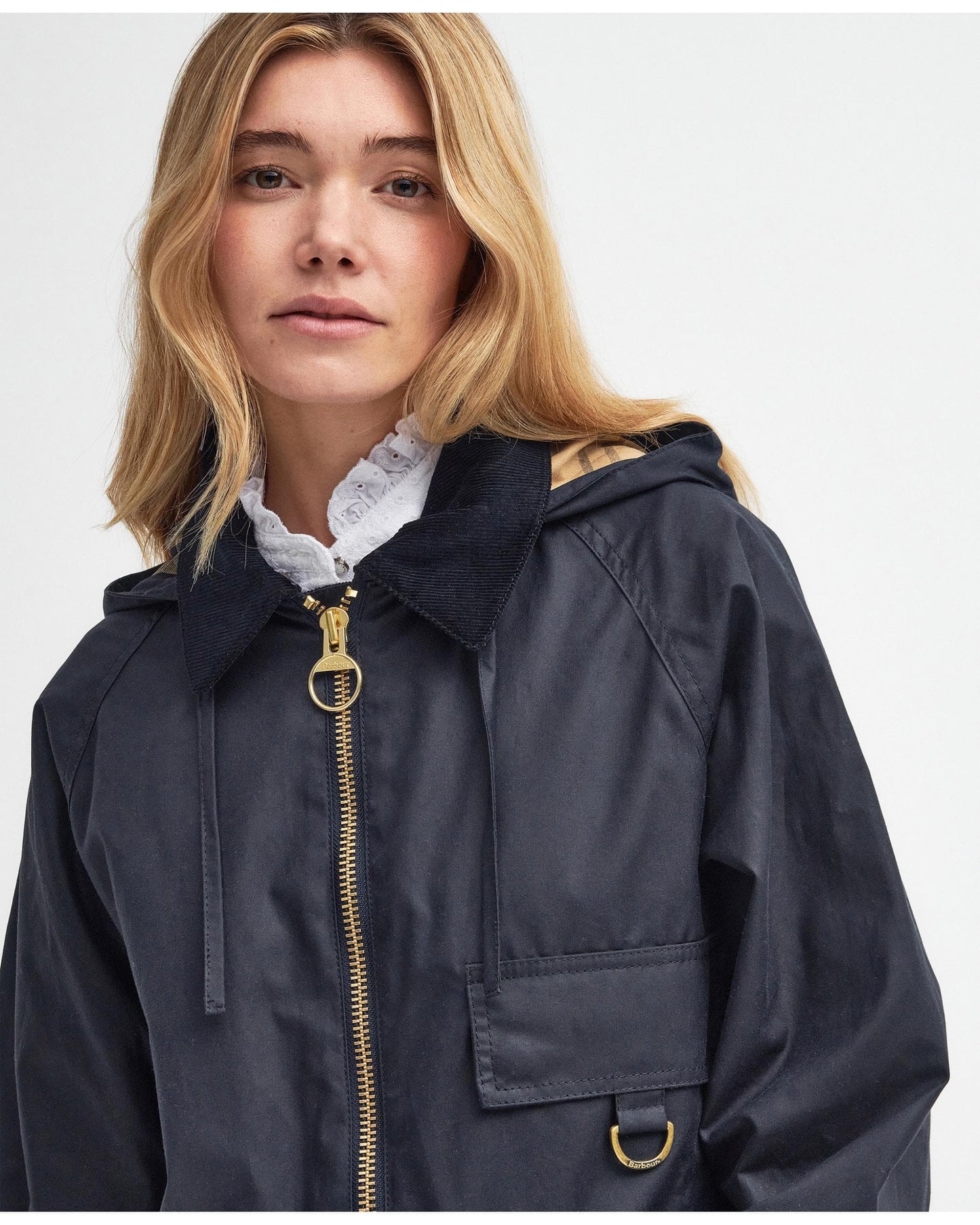 Barbour Highclere Womens Wax Jacket - Navy