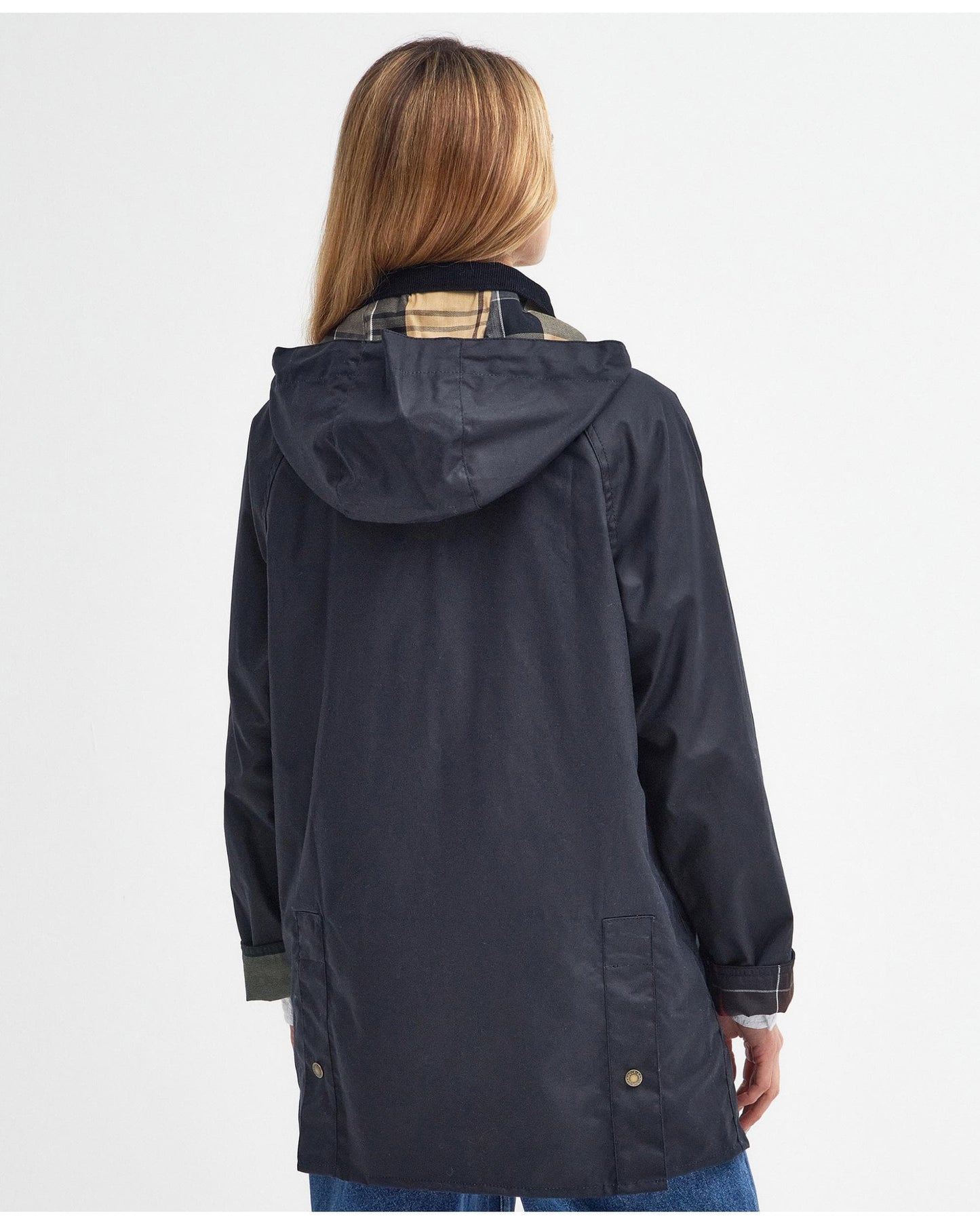 Barbour Highclere Womens Wax Jacket - Navy