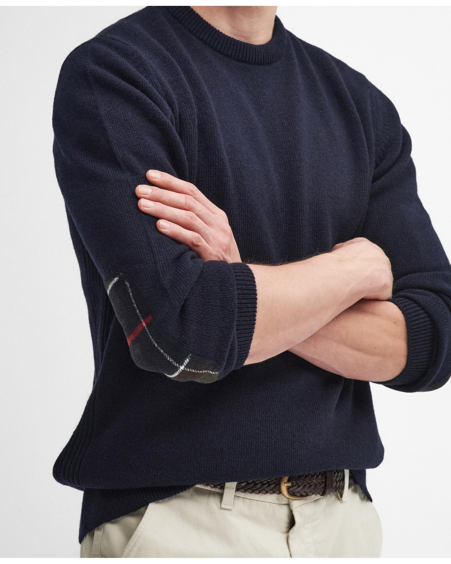 Barbour Barbour Holden Mens Crew Neck Knitted Sweater