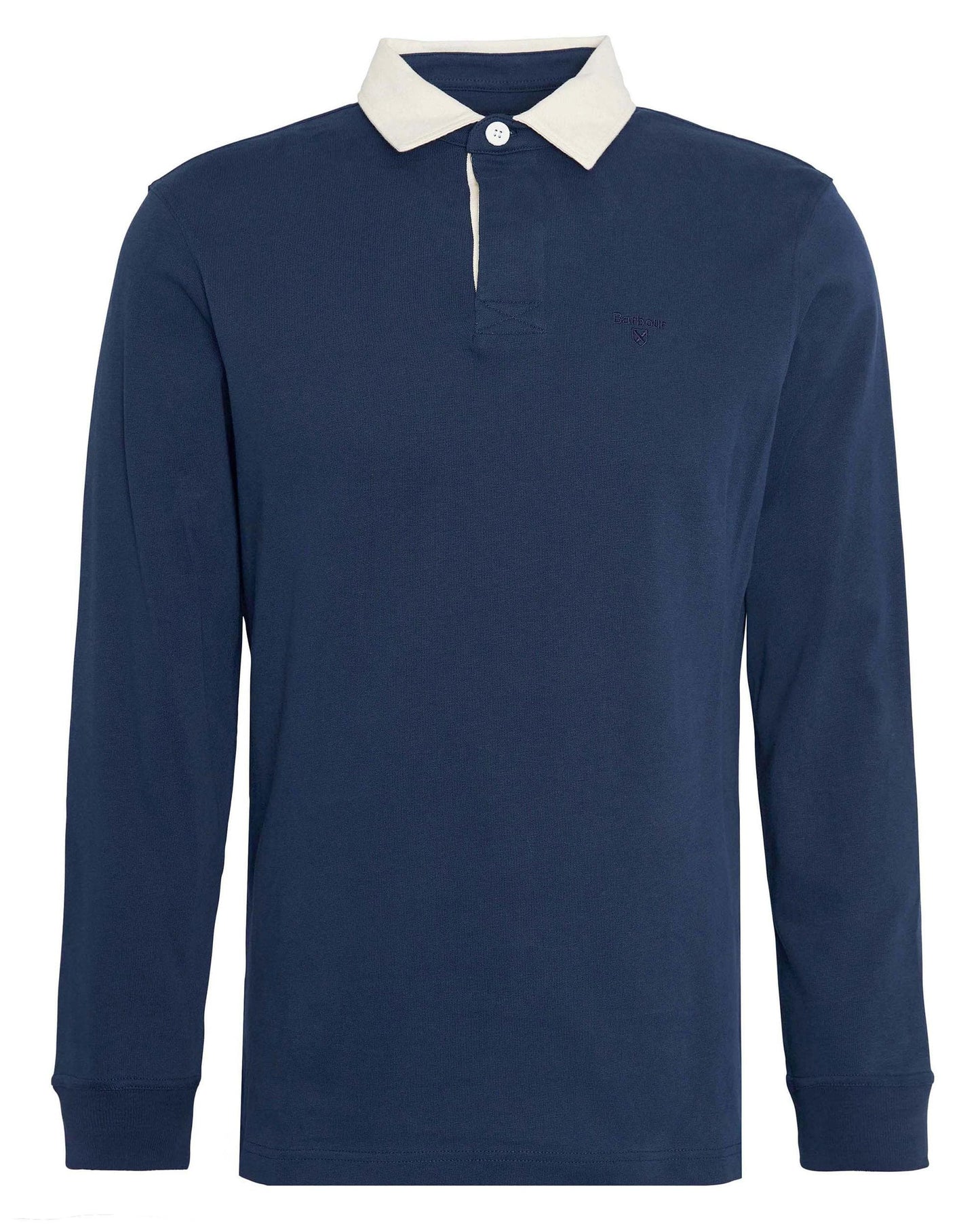 Barbour Howtown Mens Long Sleeve Rugby Shirt - Navy