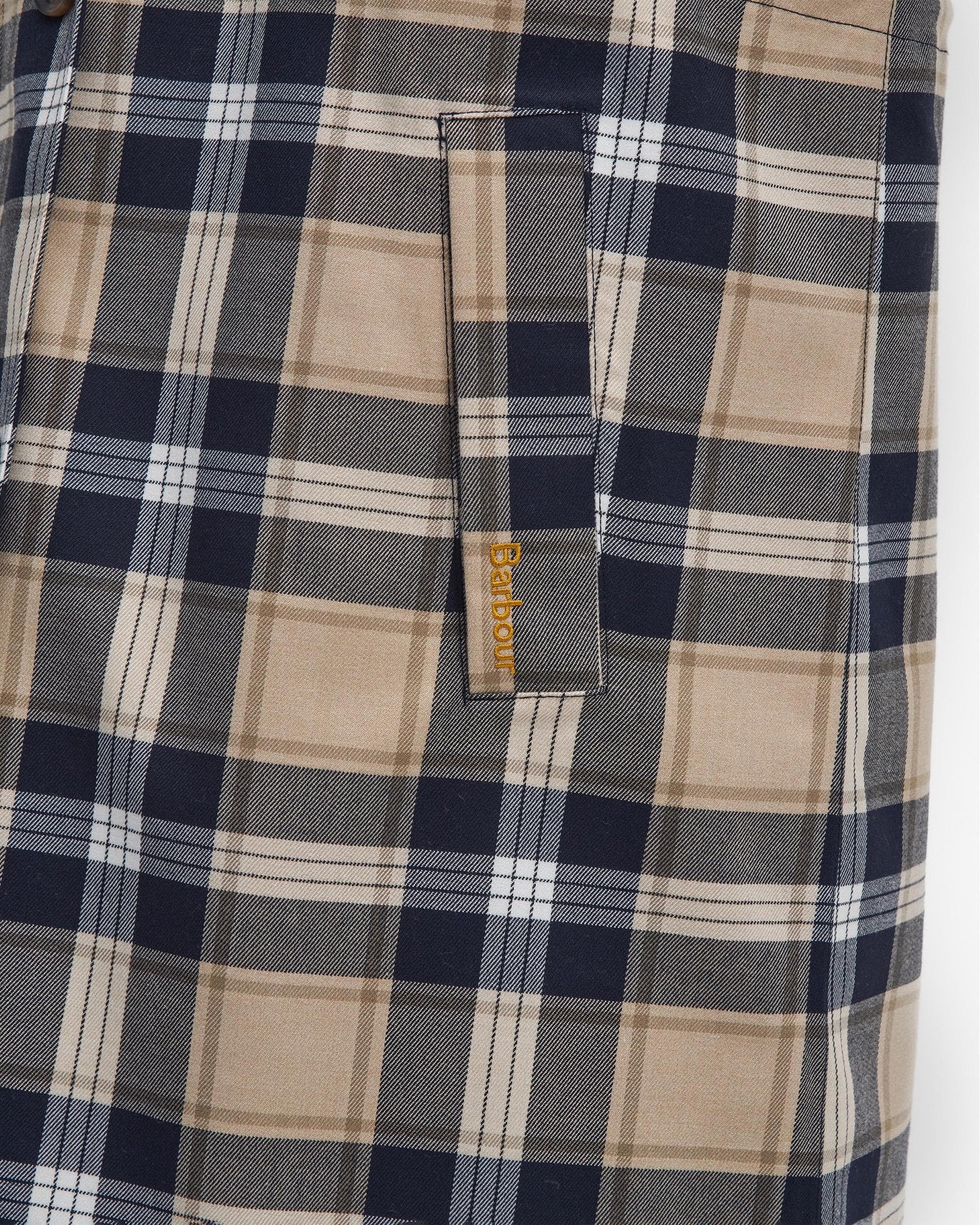 Barbour Iris Womens Long Tartan Waterproof Jacket