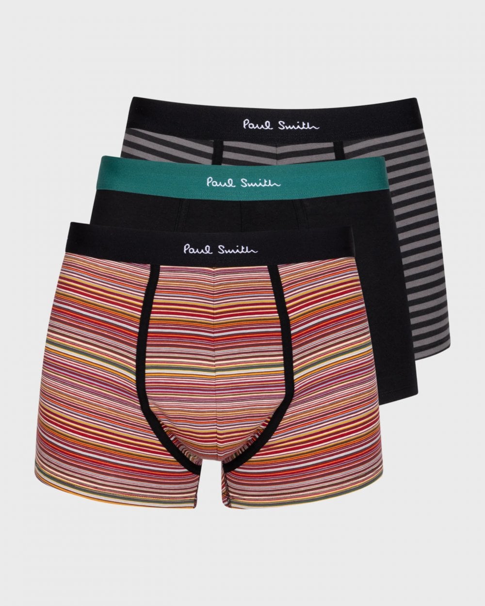 Paul Smith Paul Smith 3-Pack Mens Art Stripe Trunks