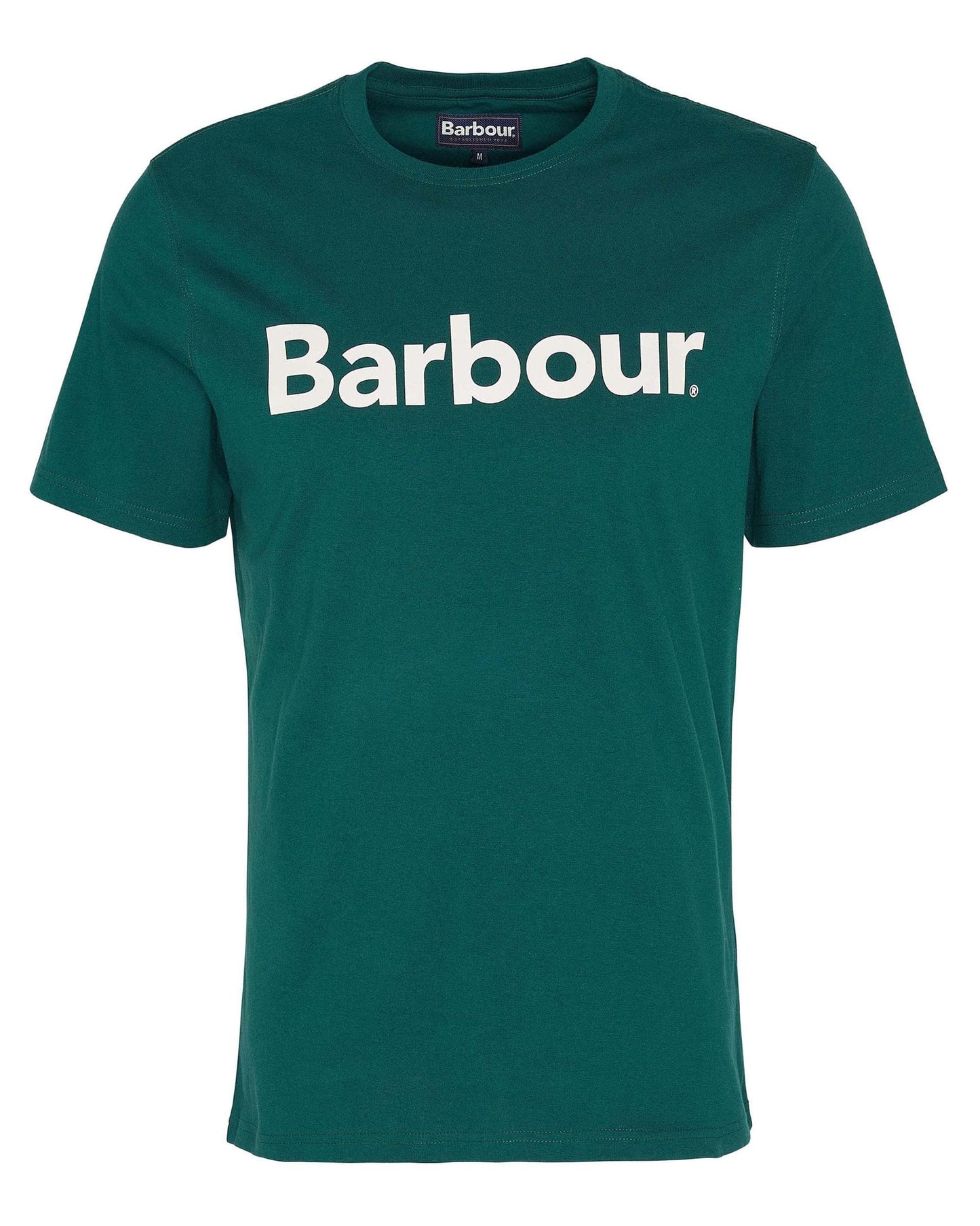 Barbour Logo Mens T-Shirt - Evergreen