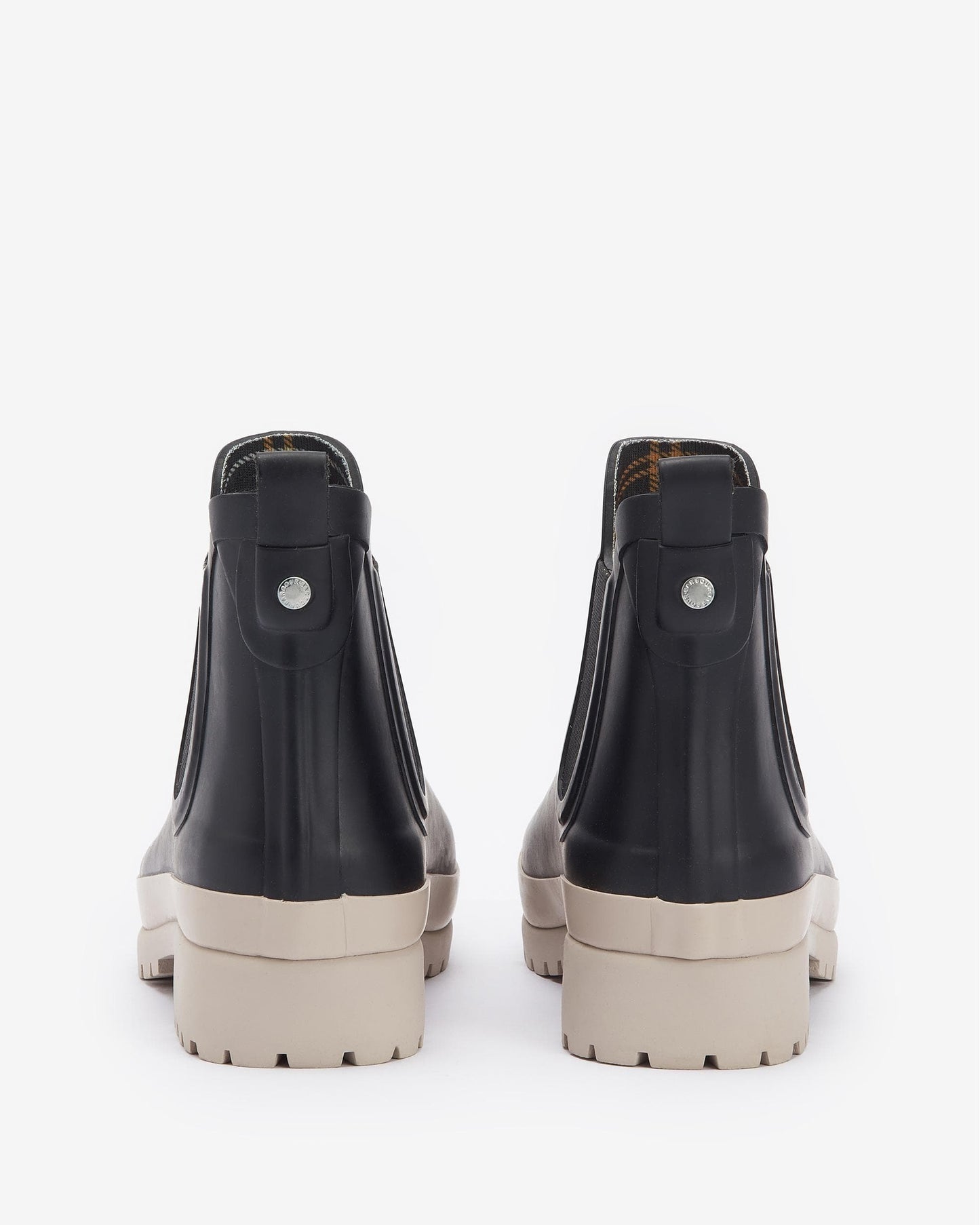 Barbour Mallow Womens Chelsea Wellies - Black/White Pepper