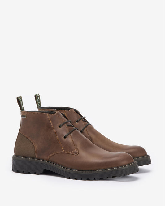 Barbour Maxwell Mens Chukka Boots - Teak