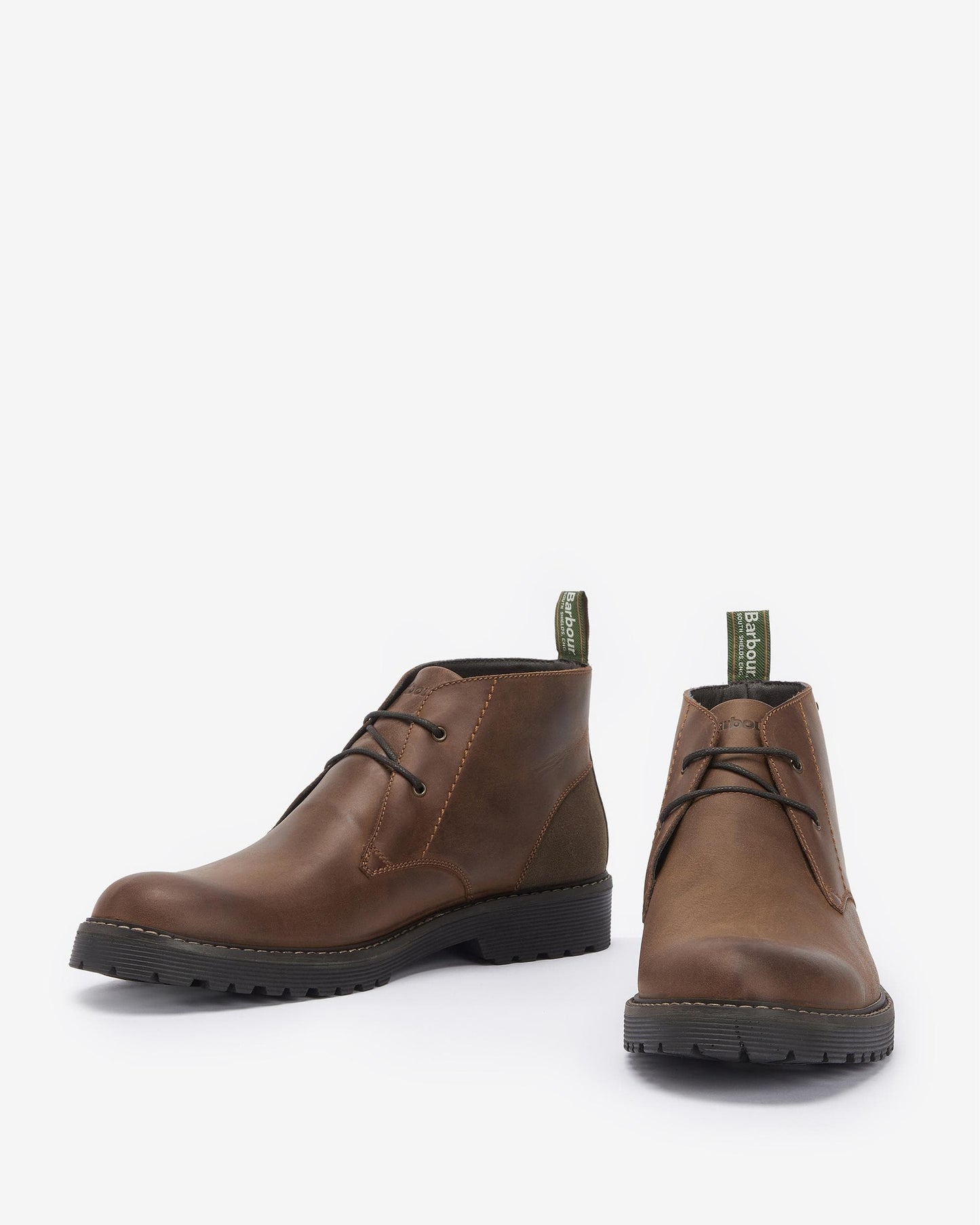 Barbour Maxwell Mens Chukka Boots - Teak