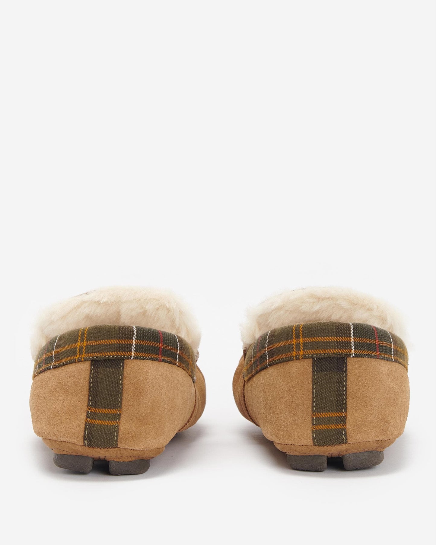Barbour Monty Moccasin Mens Slippers - Camel Suede