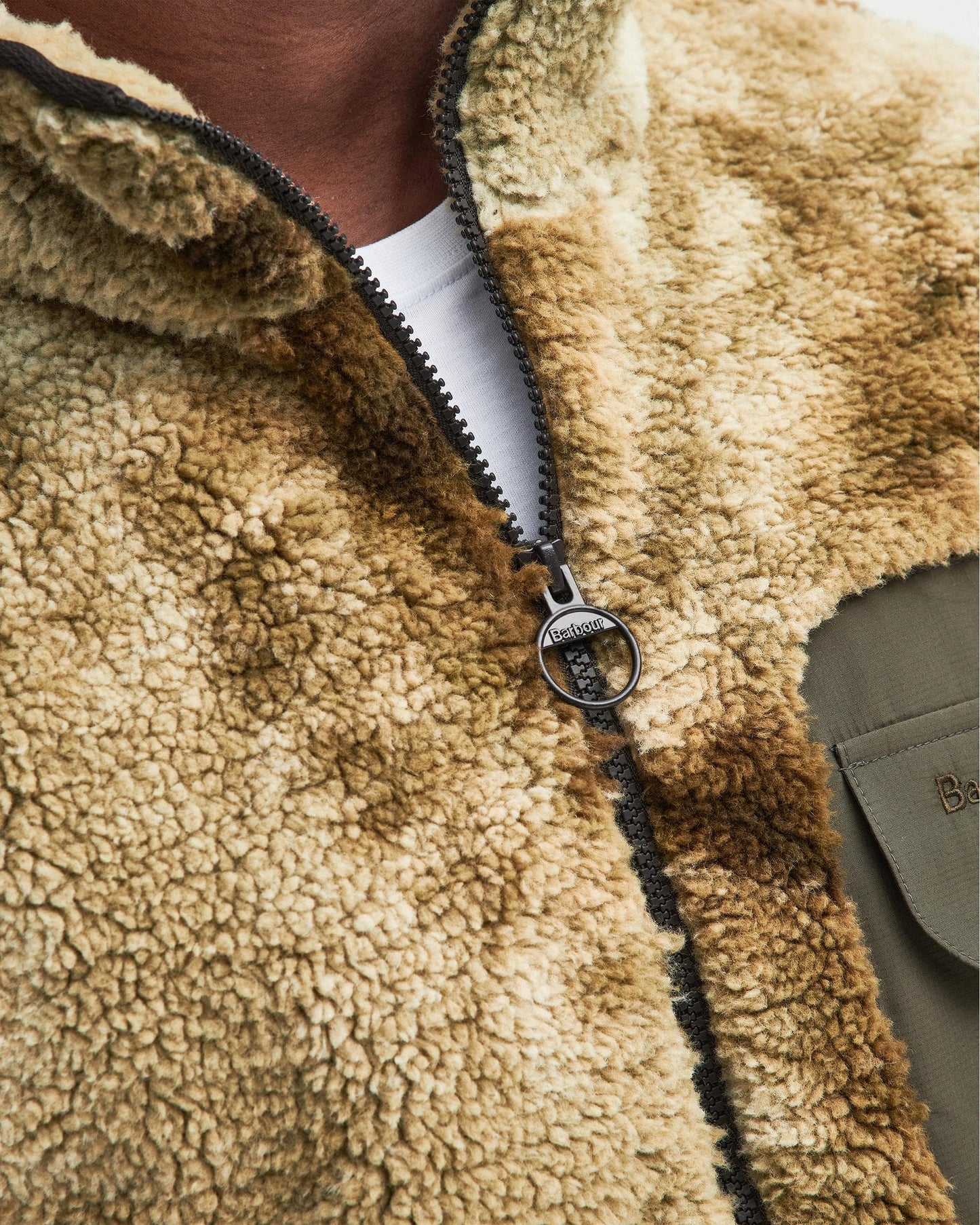 Barbour Barbour Moor Mens Tie Dye Fleece Jacket