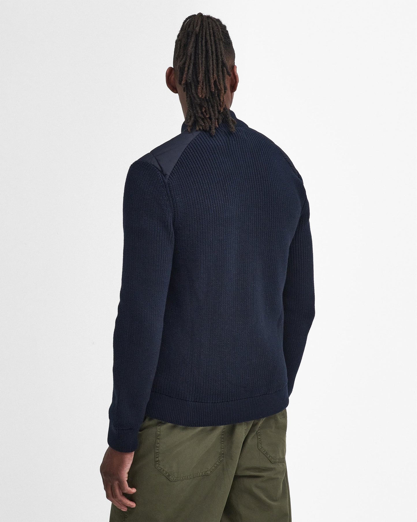 Barbour Barbour Newland Mens Zip Through Knitted Jumper