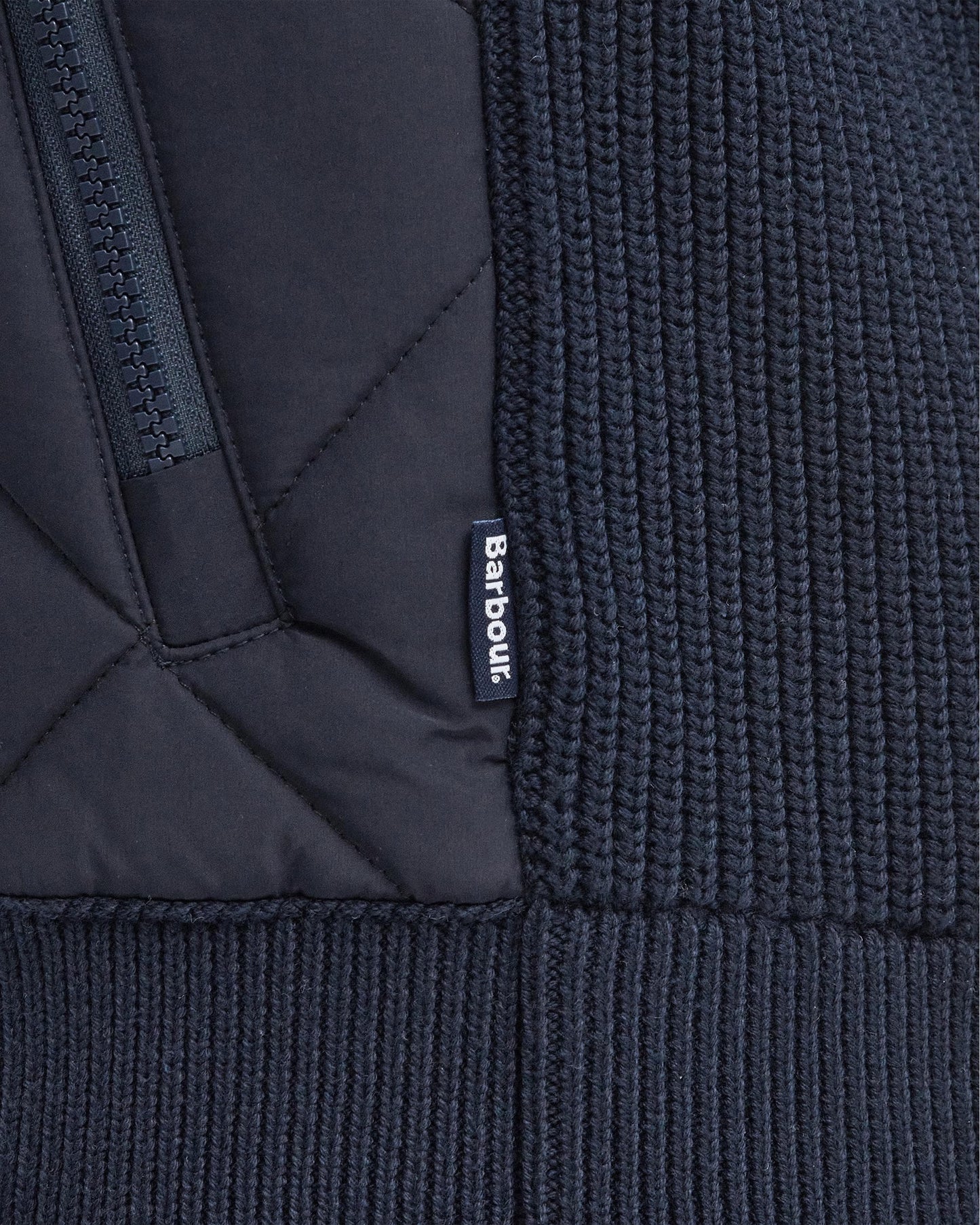 Barbour Barbour Newland Mens Zip Through Knitted Jumper