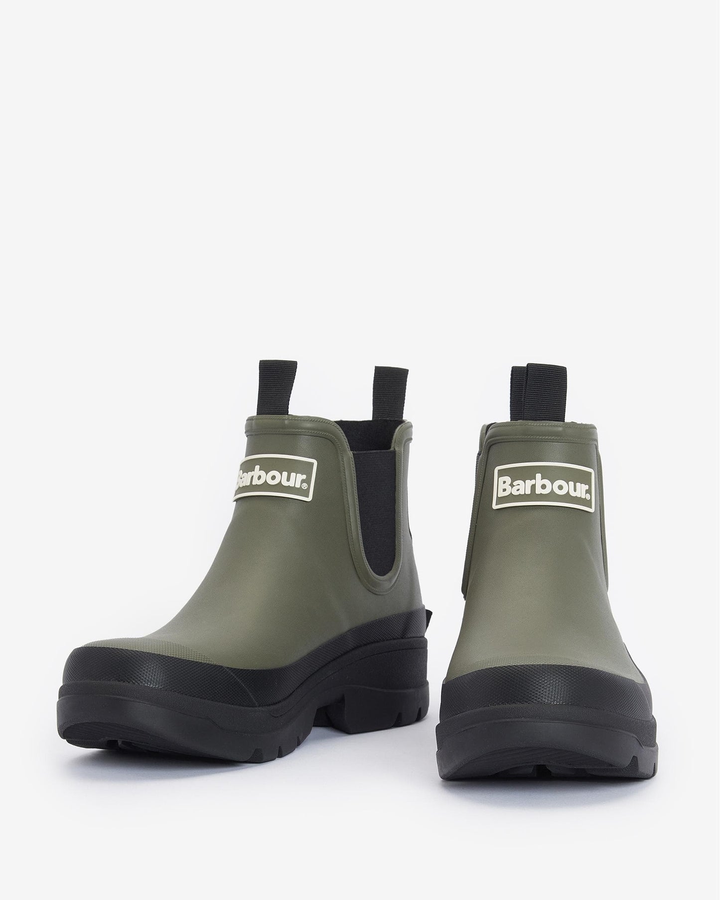 Barbour Nimbus Womens Chelsea Wellies - Faded Olive/Black