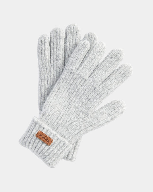Barbour Pendle Womens Gloves - Light Grey