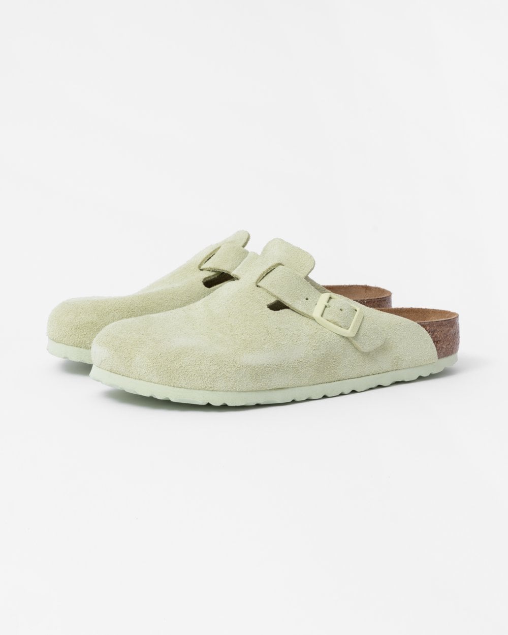 Birkenstock Boston Suede Leather Womens Clogs