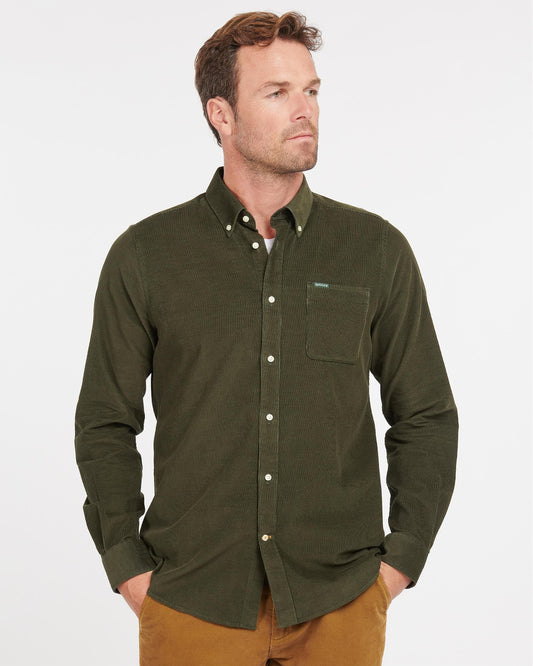 Barbour Ramsey Tailored Mens Shirt - Forest