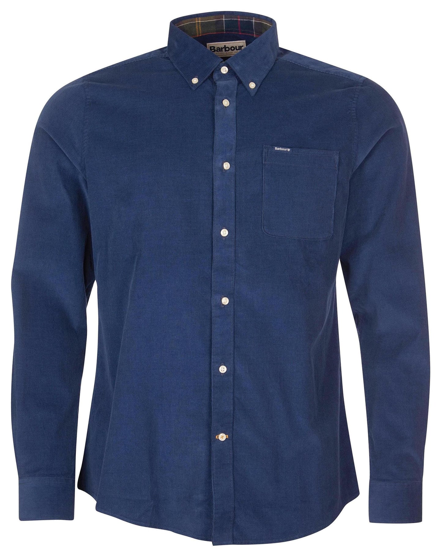 Barbour Ramsey Tailored Mens Shirt - Dark Denim
