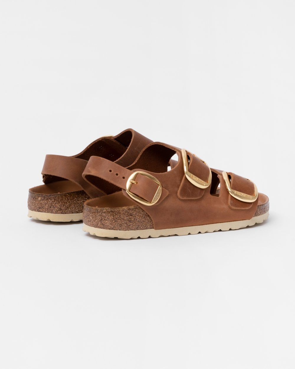 Birkenstock Milano Big Buckle Womens Oiled Leather Sandals