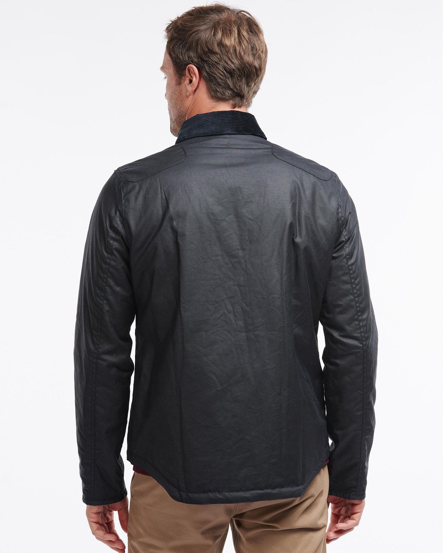 Barbour Reelin Mens Wax Jacket - Navy