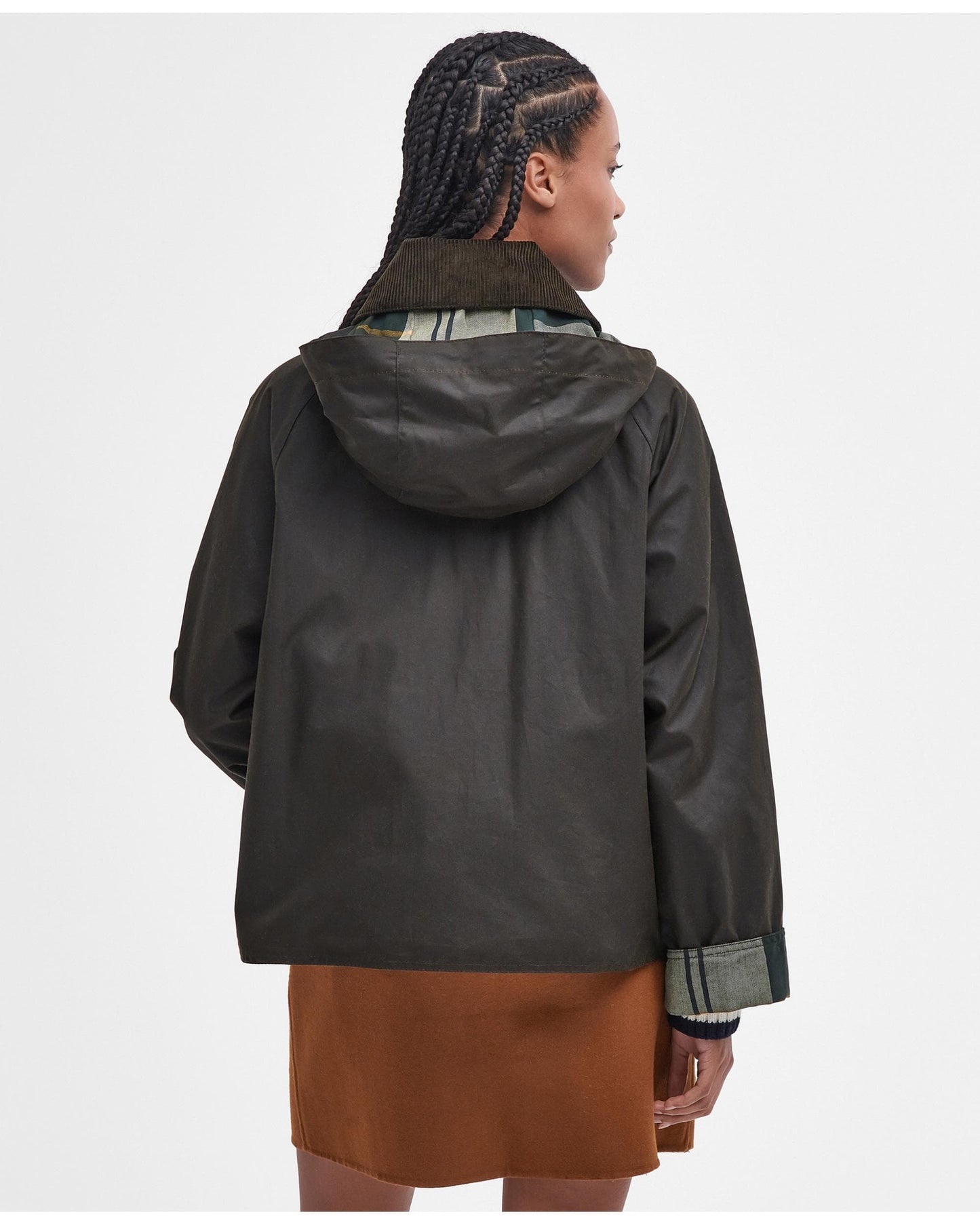 Barbour Reighton Womens Wax Jacket - Olive/Ancient