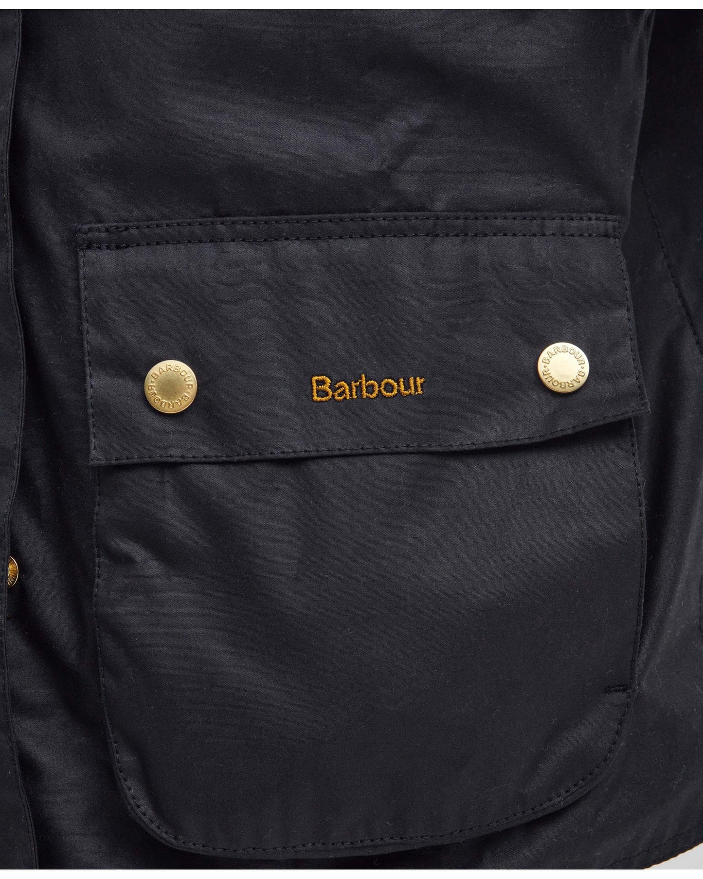 Barbour Reighton Womens Wax Jacket - Black/Classic
