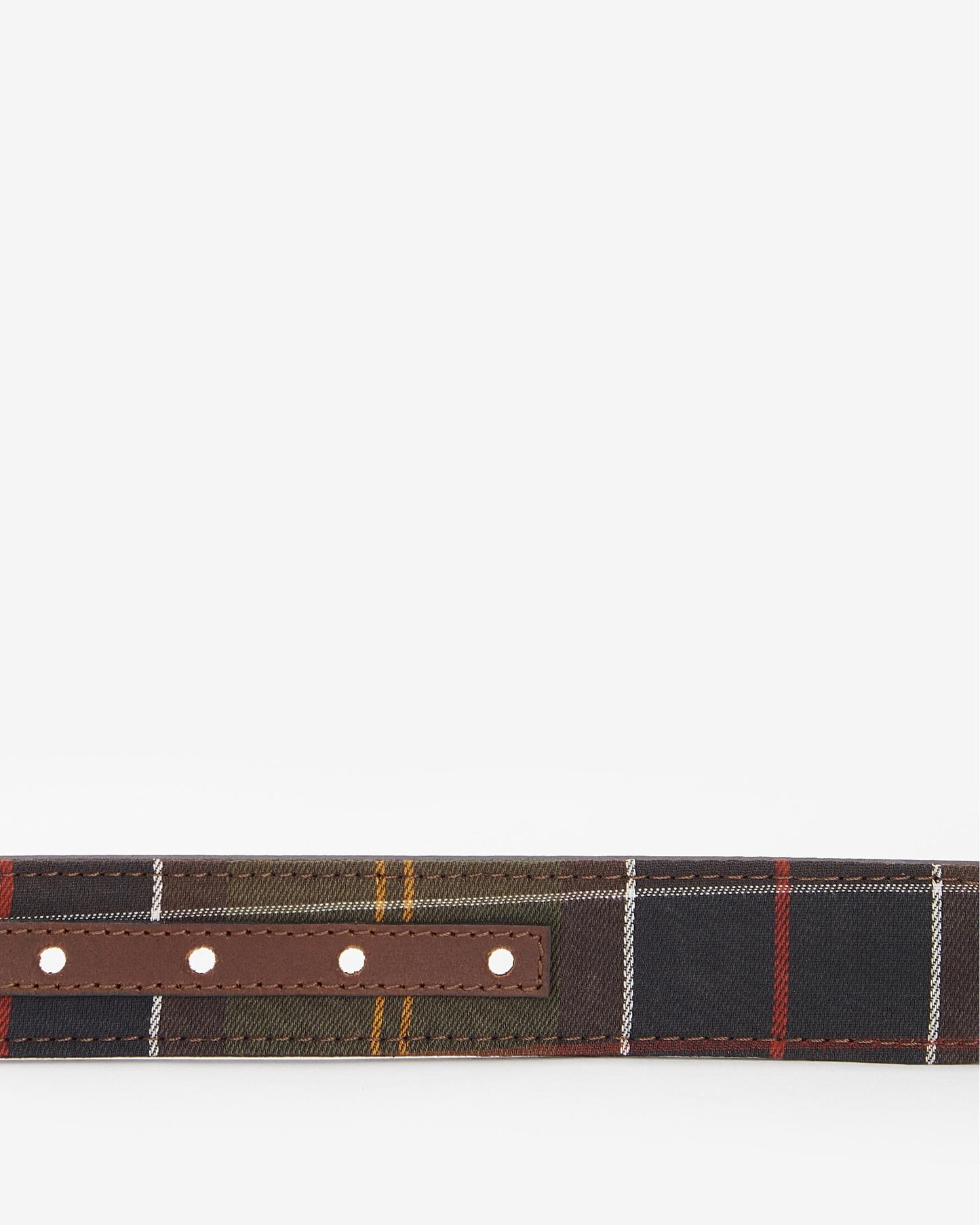 Barbour Reversible Tartan Mens Leather Belt
