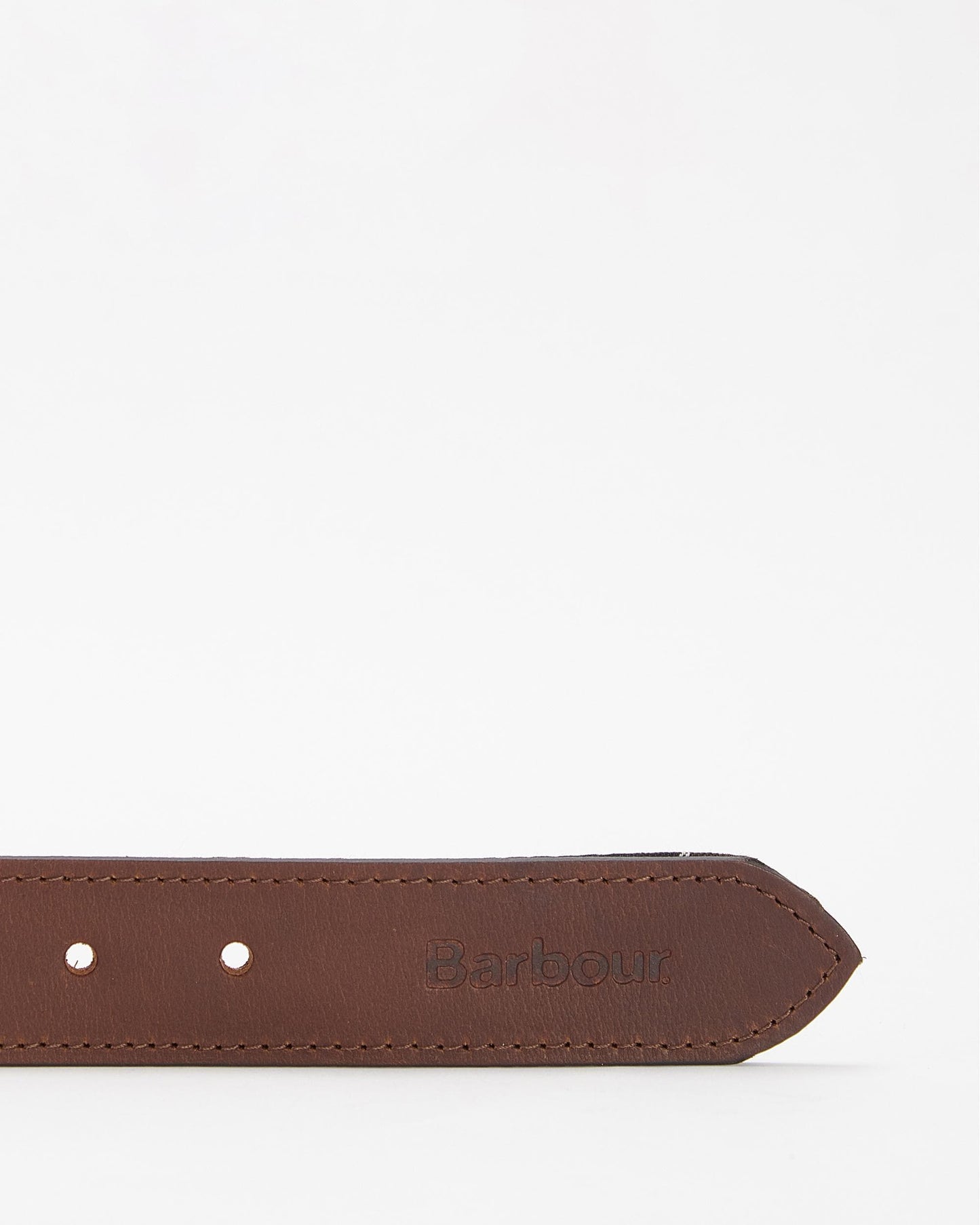 Barbour Reversible Tartan Mens Leather Belt