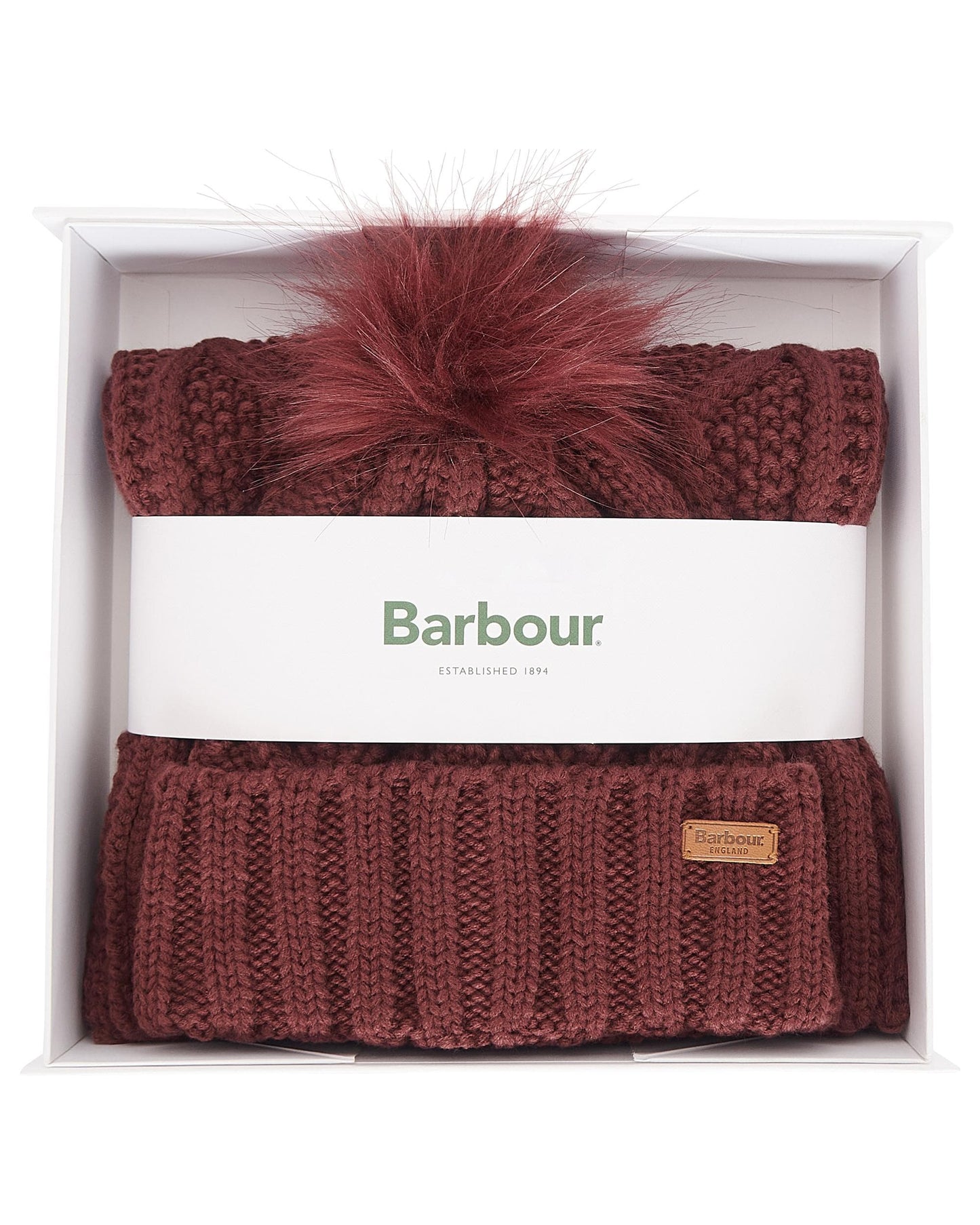 Barbour Ridley Beanie And Scarf Set