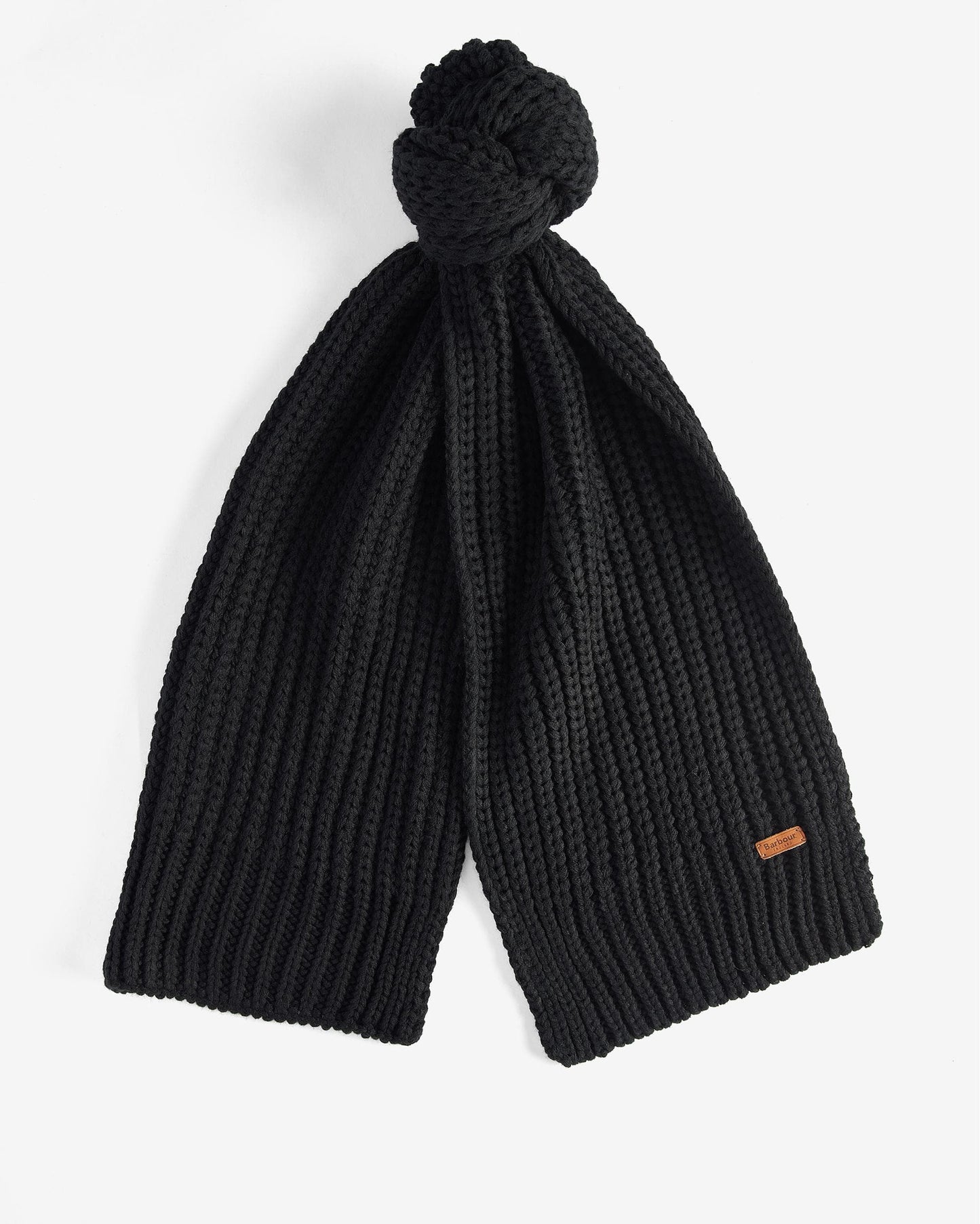 Barbour Saltburn Beanie & Scarf Gift Set - Black