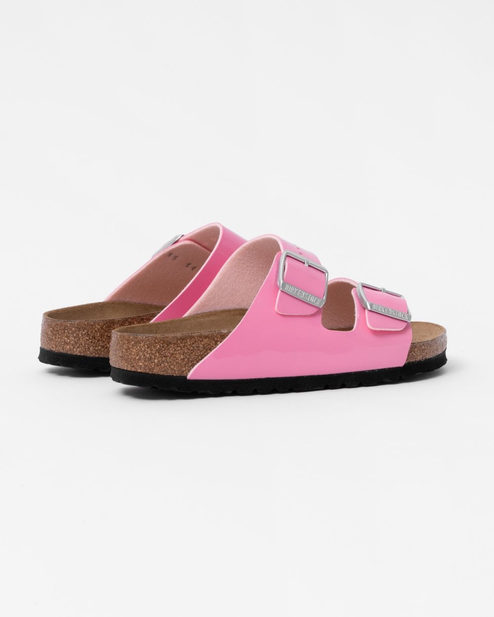Birkenstock Arizona Birko-Flor Patent Womens Sandals - Pink