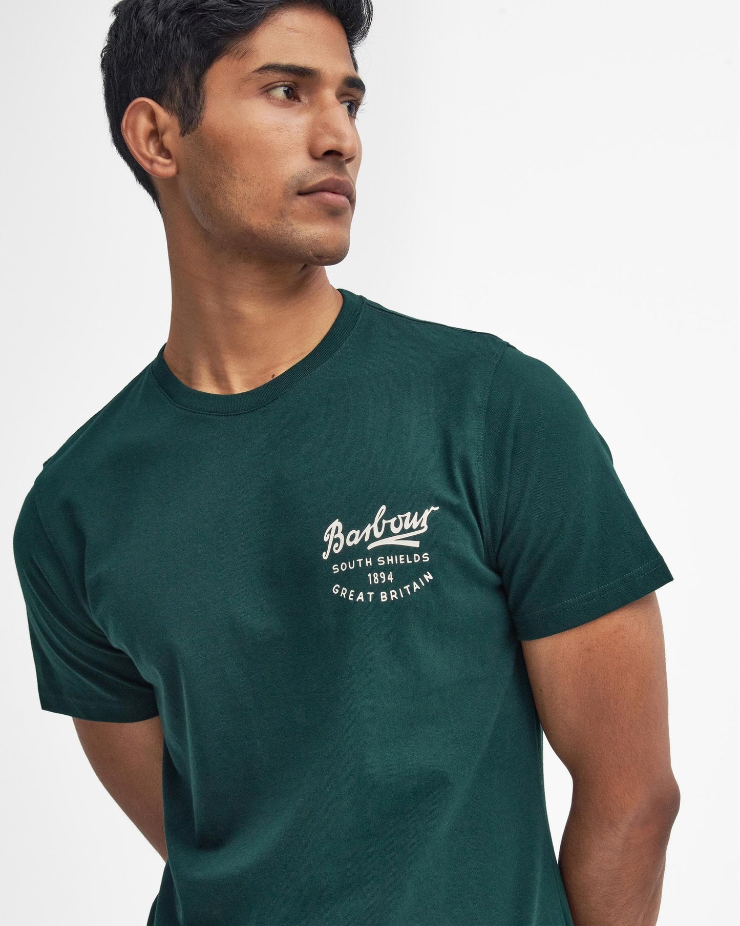 Barbour Barbour Script Mens Graphic T-Shirt