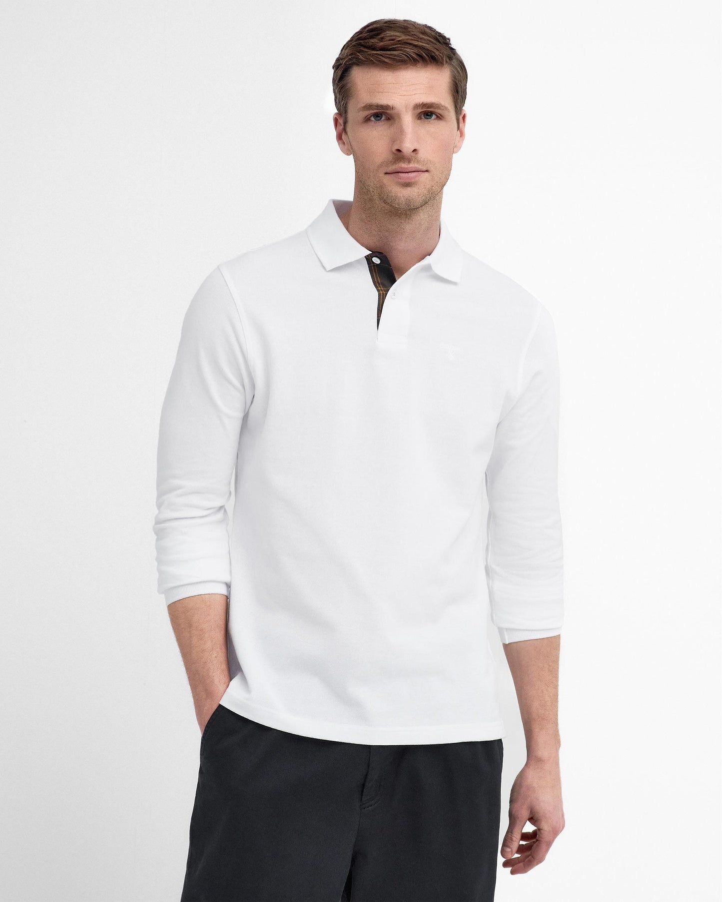 Barbour Sports Mens Long Sleeve Polo Shirt