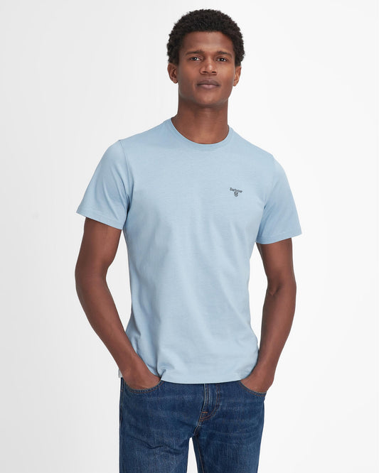 Barbour Sports Mens T-Shirt - Cool Blue