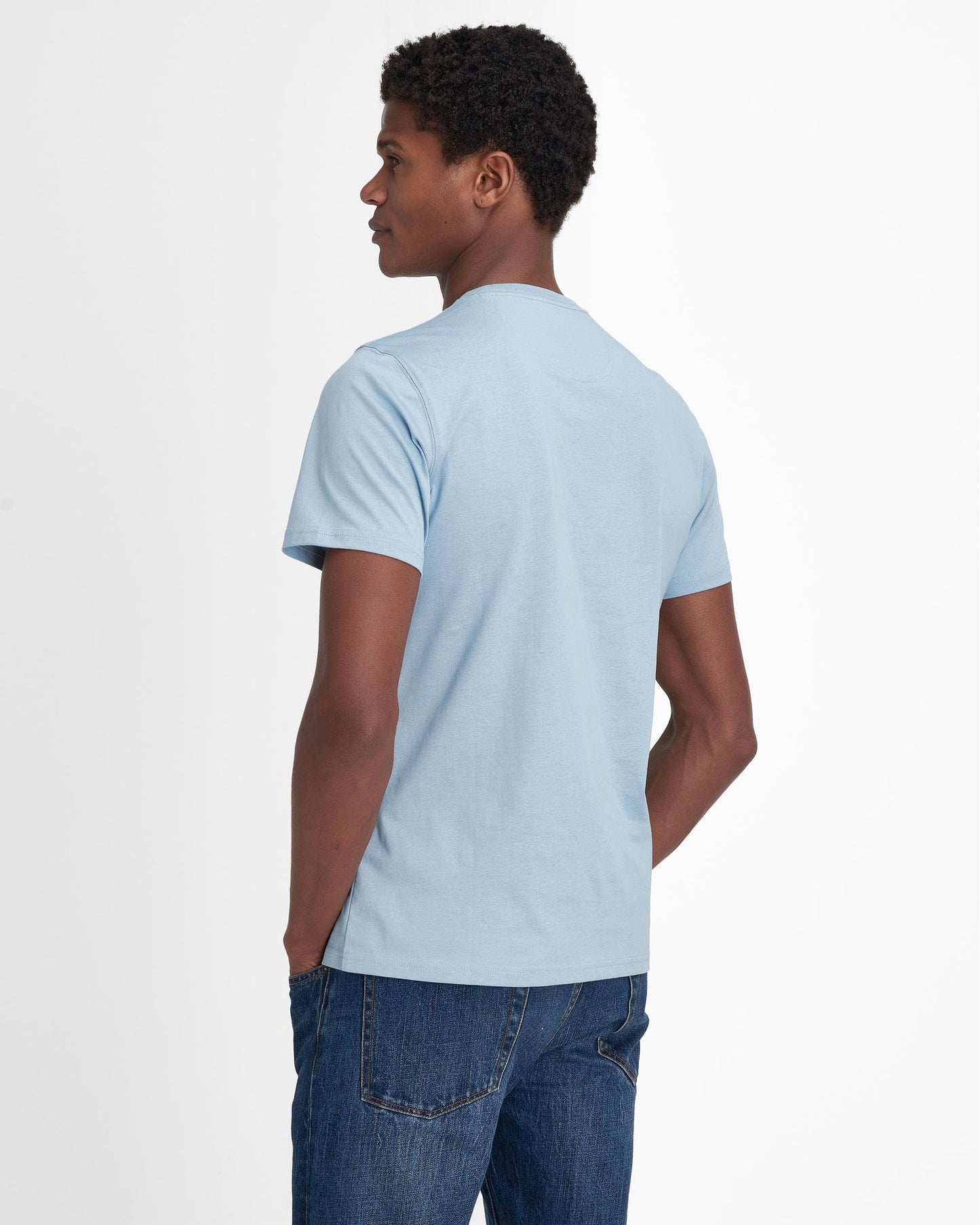 Barbour Sports Mens T-Shirt - Cool Blue